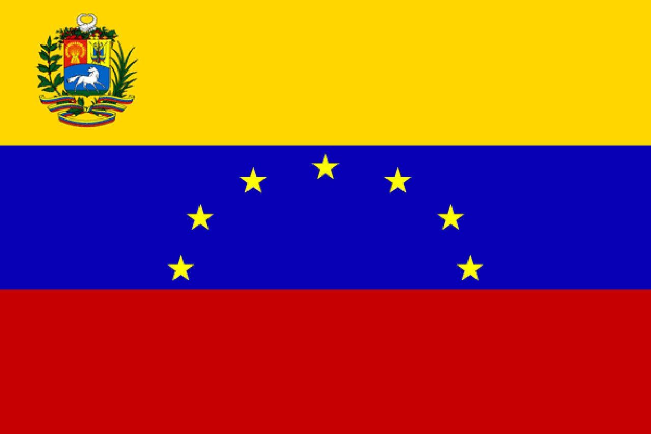 flaggenmeer Flagge Venezuela bis 2006 80 g/m²