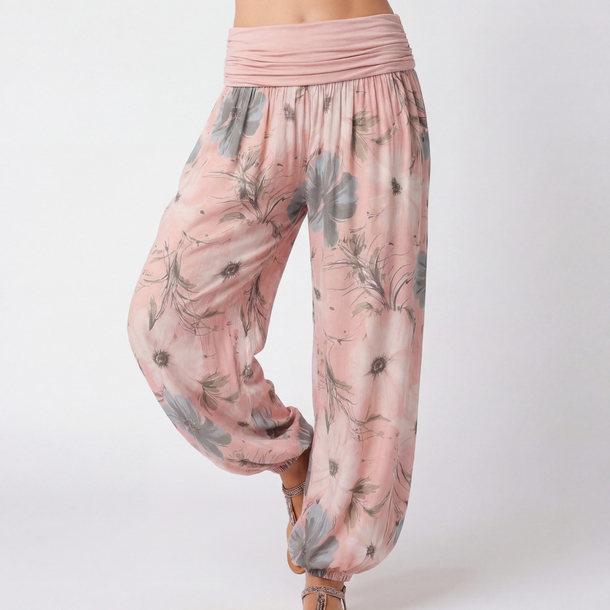 Haremshose Sommerhose luftig und leichte Pumphose für Damen