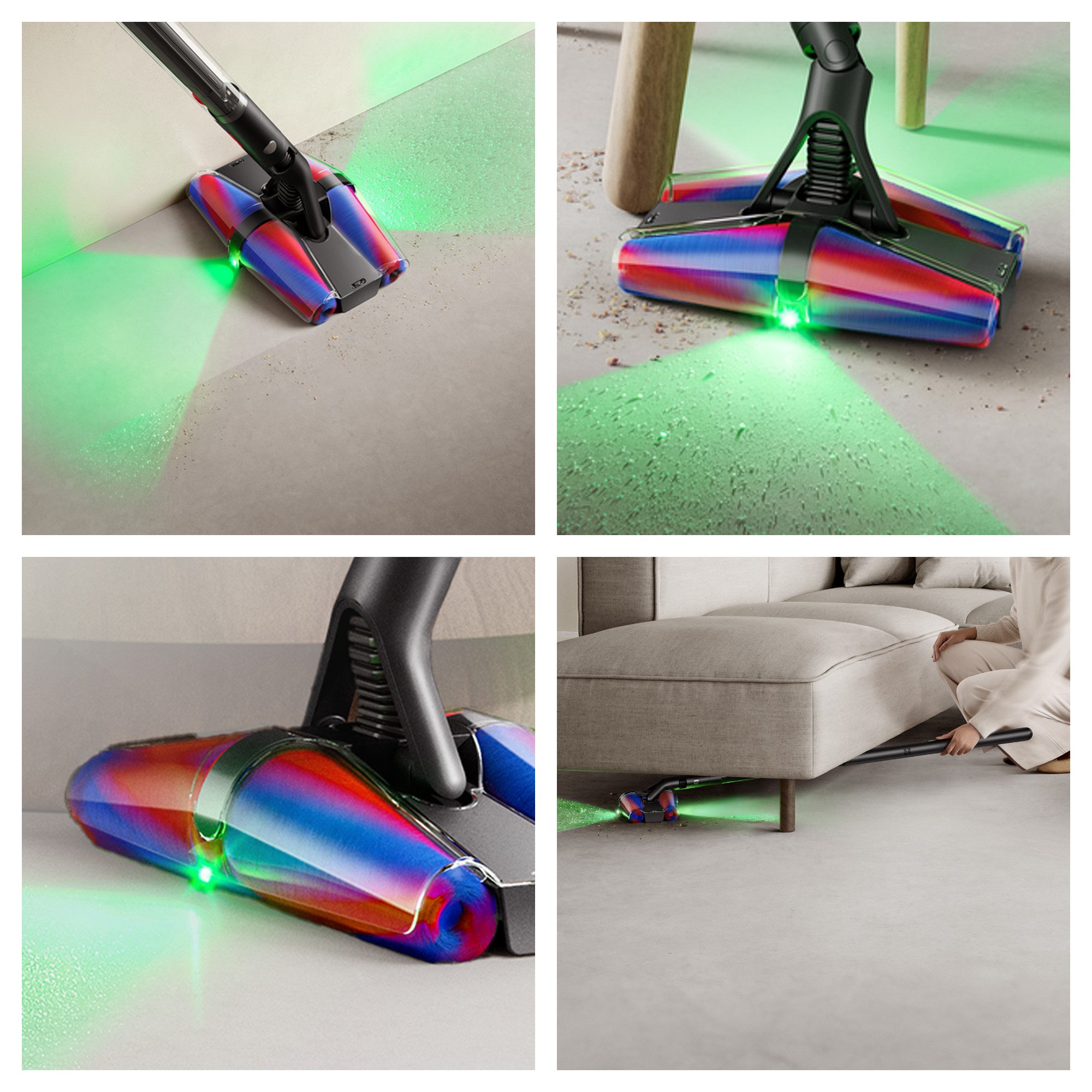 DYSON Akku-Stielstaubsauger PencilVac™ Fluffycones, 230 W, Saugkraft bis zu: 55 AW, Voller innovativer Technologie – Bild 5 von 5