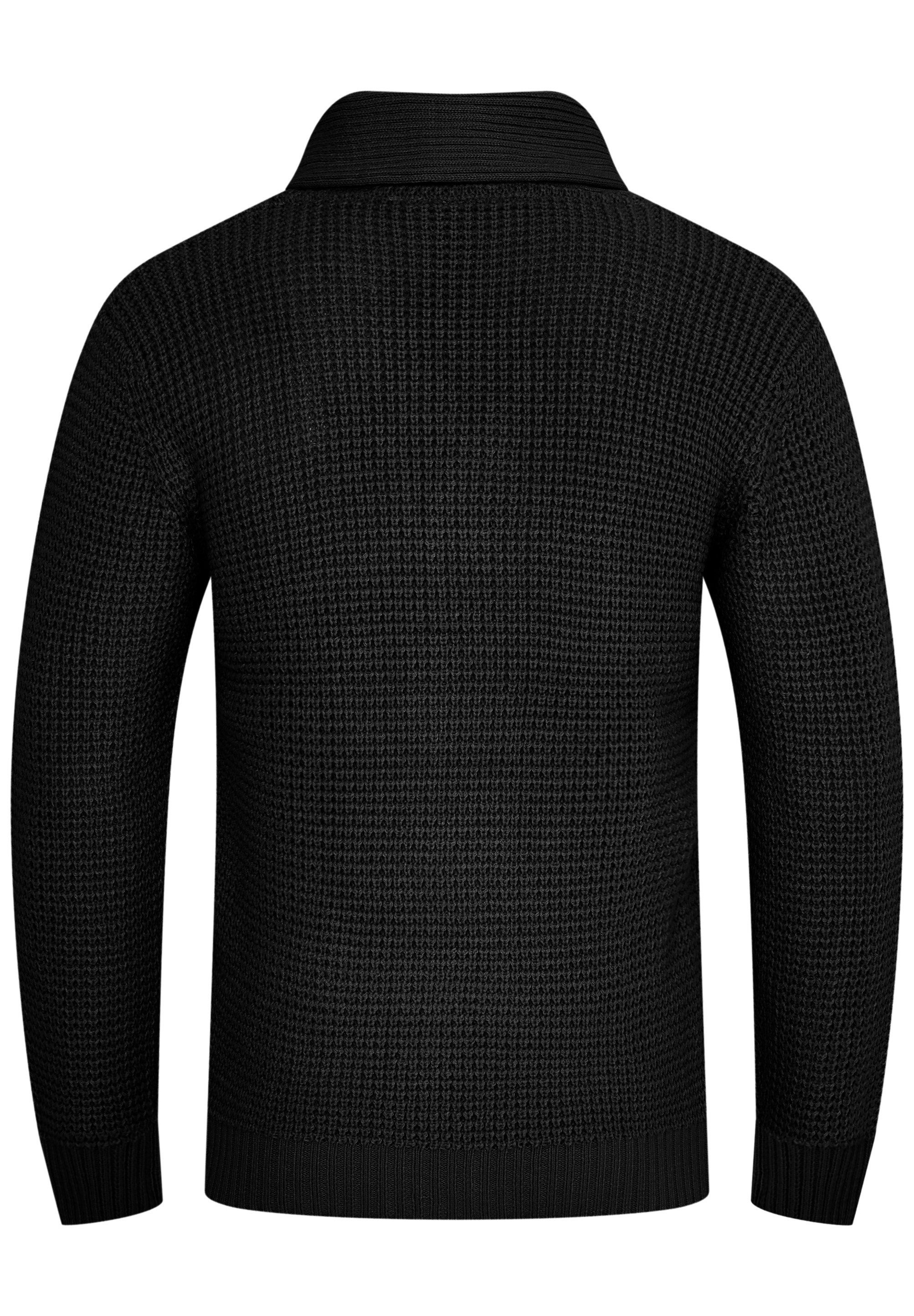 SOULSTAR Strickjacke S2EMBU Herren Grobstrick Pulli Winterpullover