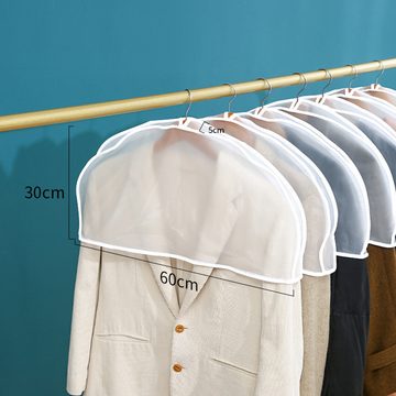 HIBNOPN Kleiderschutzhülle 15 Stücke Kleidersäcke Set Kleiderschutzhüllen Transparent Staubschutz (15 St)