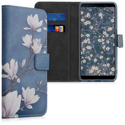 kwmobile Handyhülle Wallet Case für Samsung Galaxy A7 (2018), Hülle mit Ständer Kartenfächer - Handyhülle