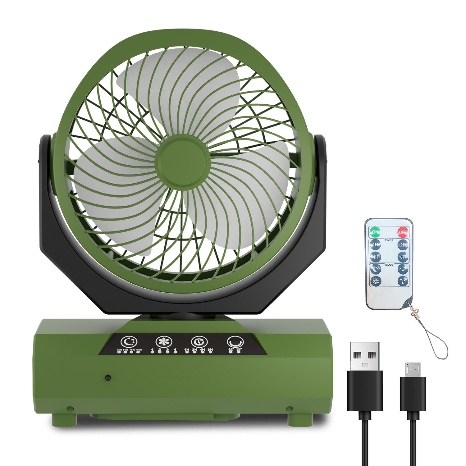 Clanmacy Standventilator 2in1 Camping Ventilator Multifunktionales günstig online kaufen