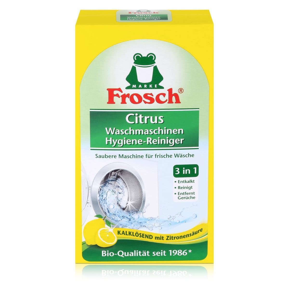 Waschmaschinen Citrus Kalklösend Spezialwaschmittel FROSCH Frosch 250g - Hygiene-Reiniger