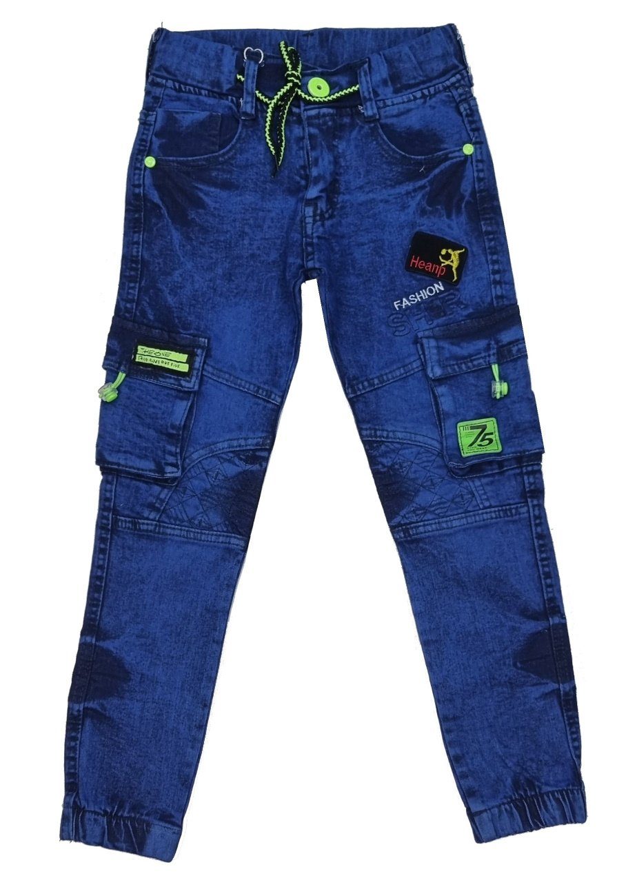 Stretch-Anteil Fashion mit Cargojeans J8624 Jeans Cargo Hose Boy
