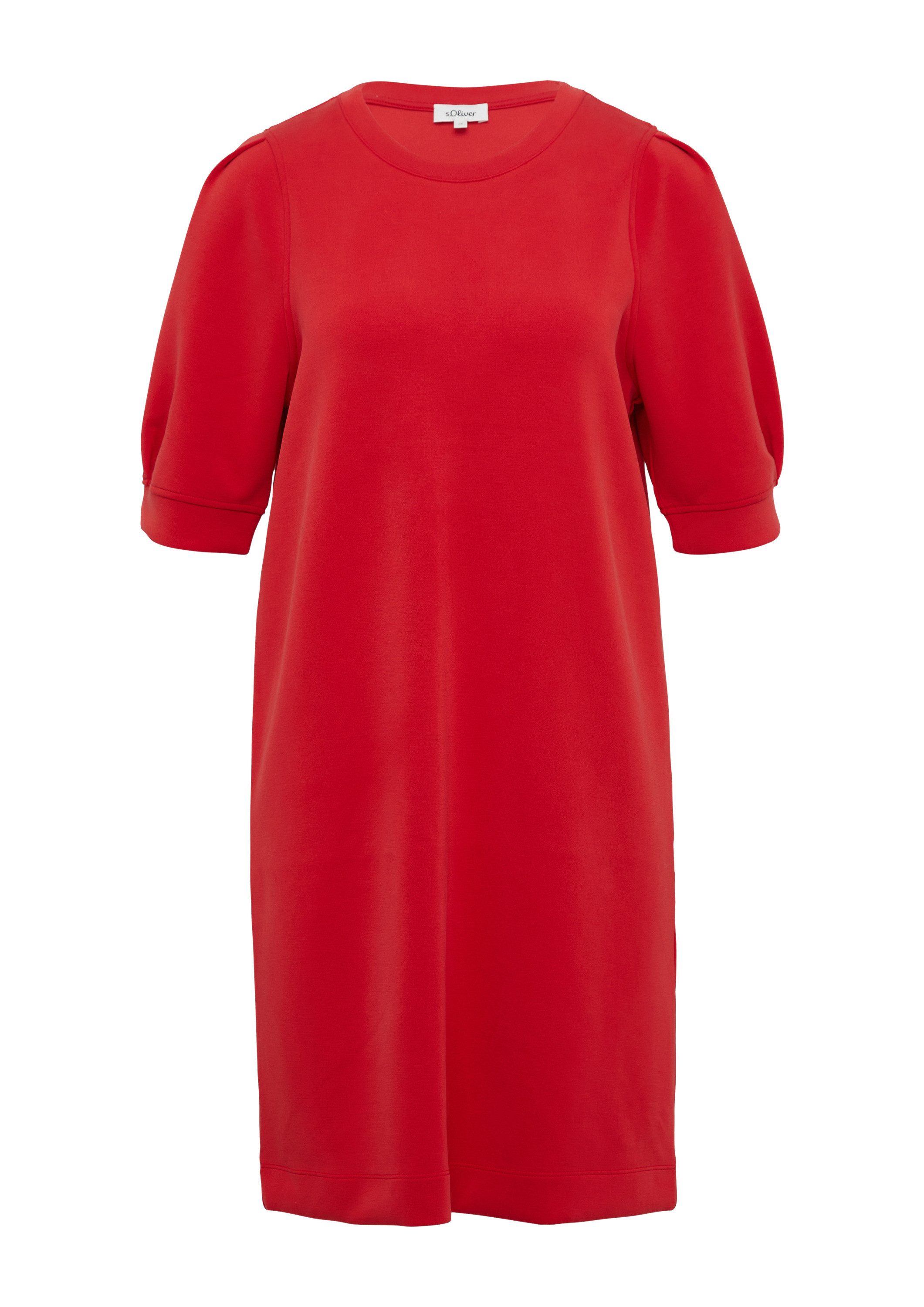 s.Oliver Minikleid Kleid Kurzes Scuba-Kleid mit Puffärmeln günstig online kaufen