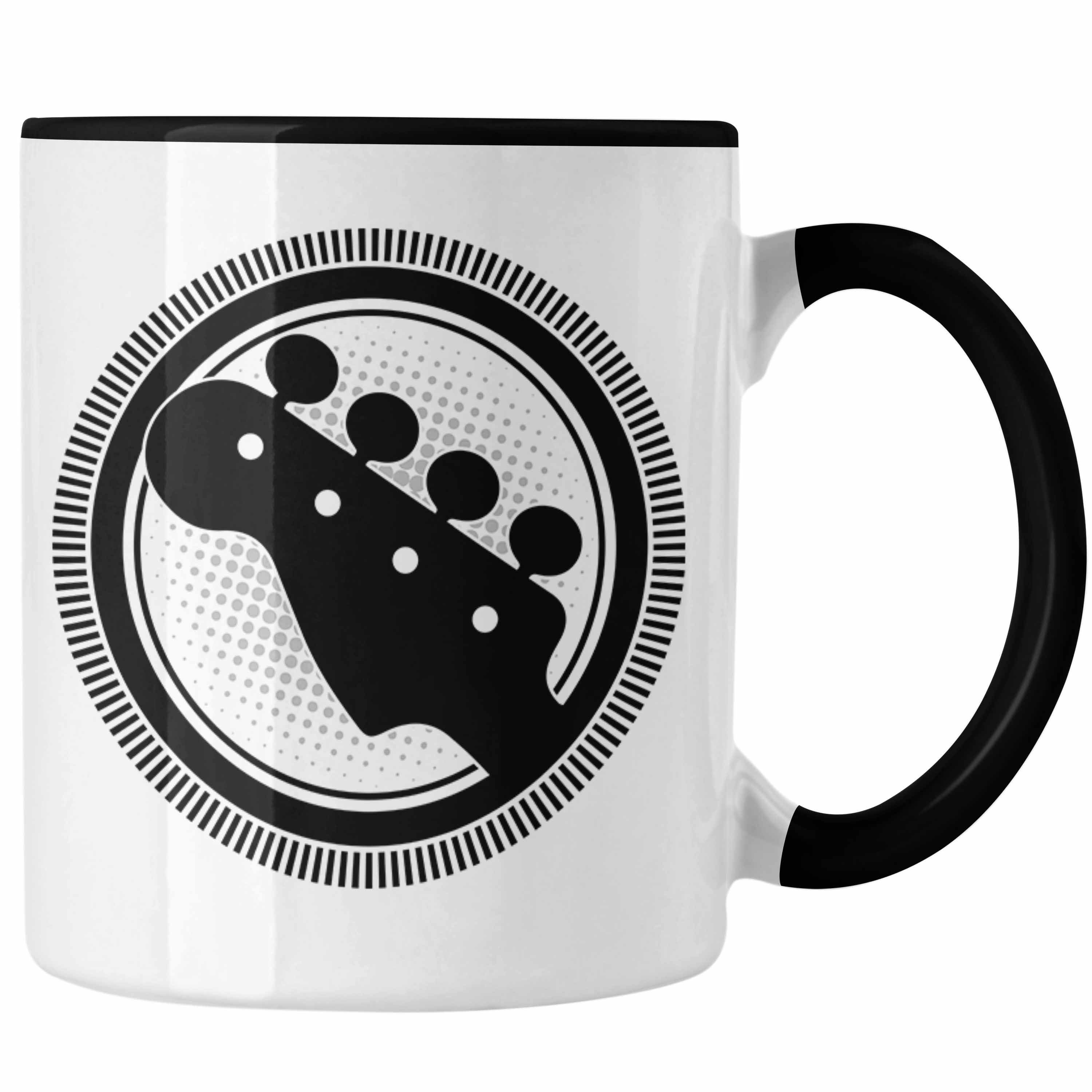 Spruch Geschenk Tasse Tasse Gitarre Kaffee-Bech Geschenkidee Schwarz Trendation Gitarrenspieler