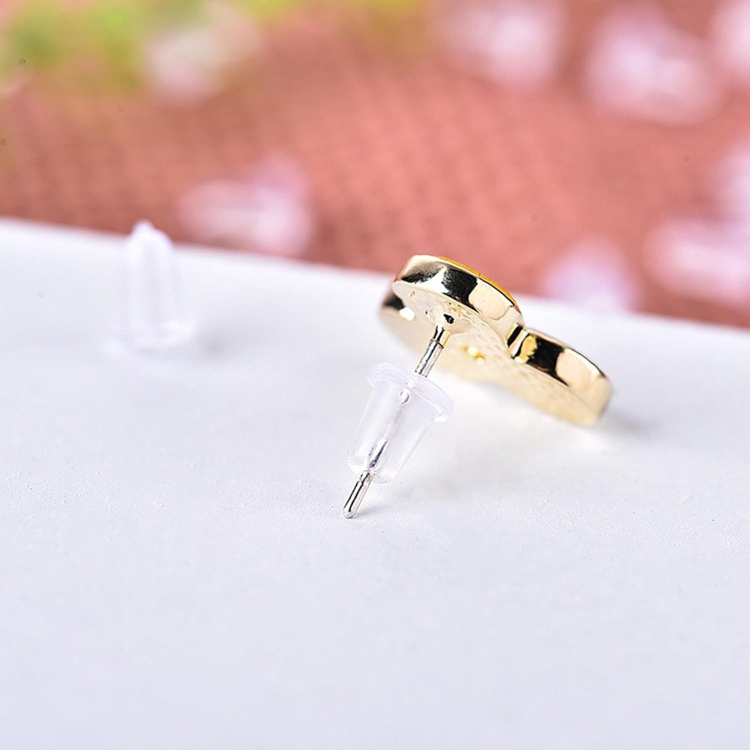 FELIXLEO Ohrstecker-Set Packung mit transparenten Universal-Ohrringstopfen 4x5mm (150-tlg)