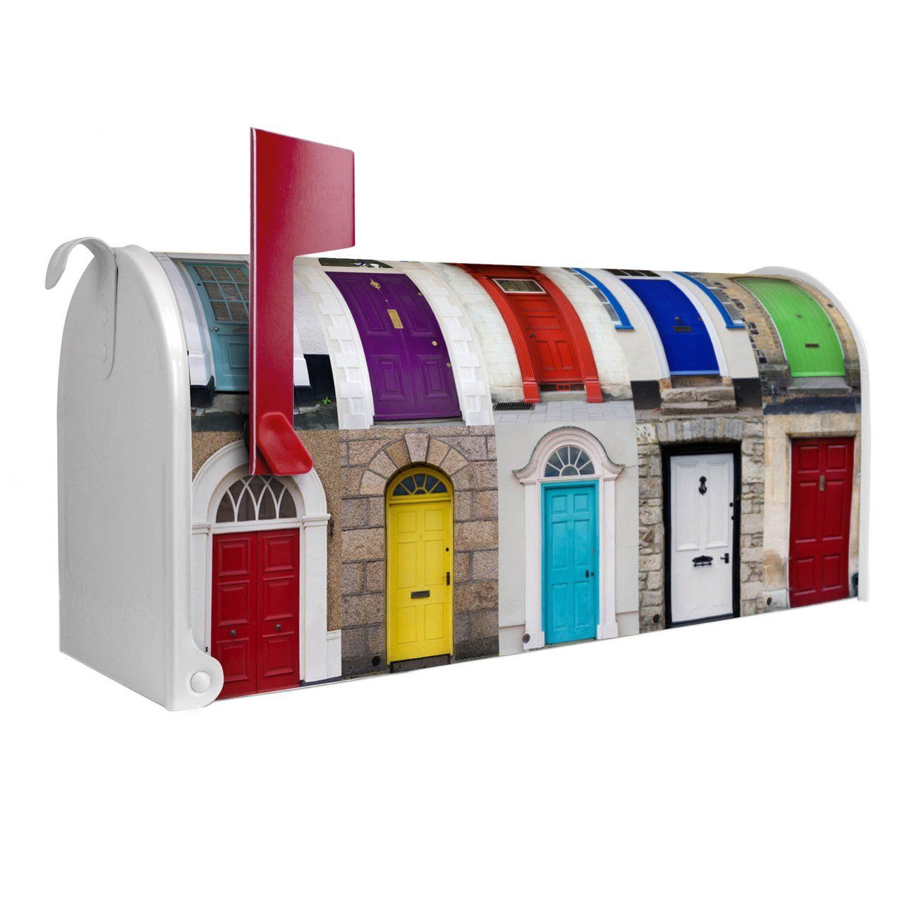 banjado Amerikanischer Briefkasten Mailbox Türen USA), 22 Mississippi (Amerikanischer cm original 51 17 weiß aus x Briefkasten, x