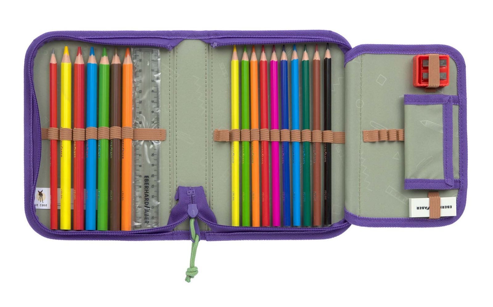 LÄSSIG Schulranzen School Set Boxy Unique Gradient (Set, 6-tlg)