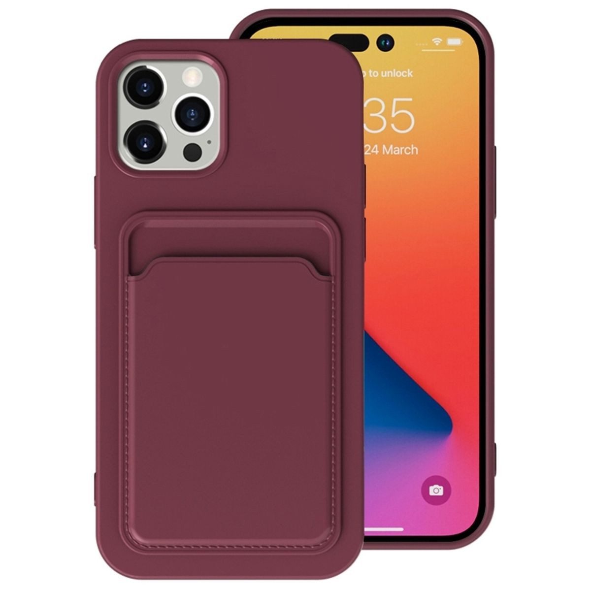 König Design Handyhülle Apple iPhone 14 Pro, Schutzhülle Case Cover Backcover Etuis Bumper