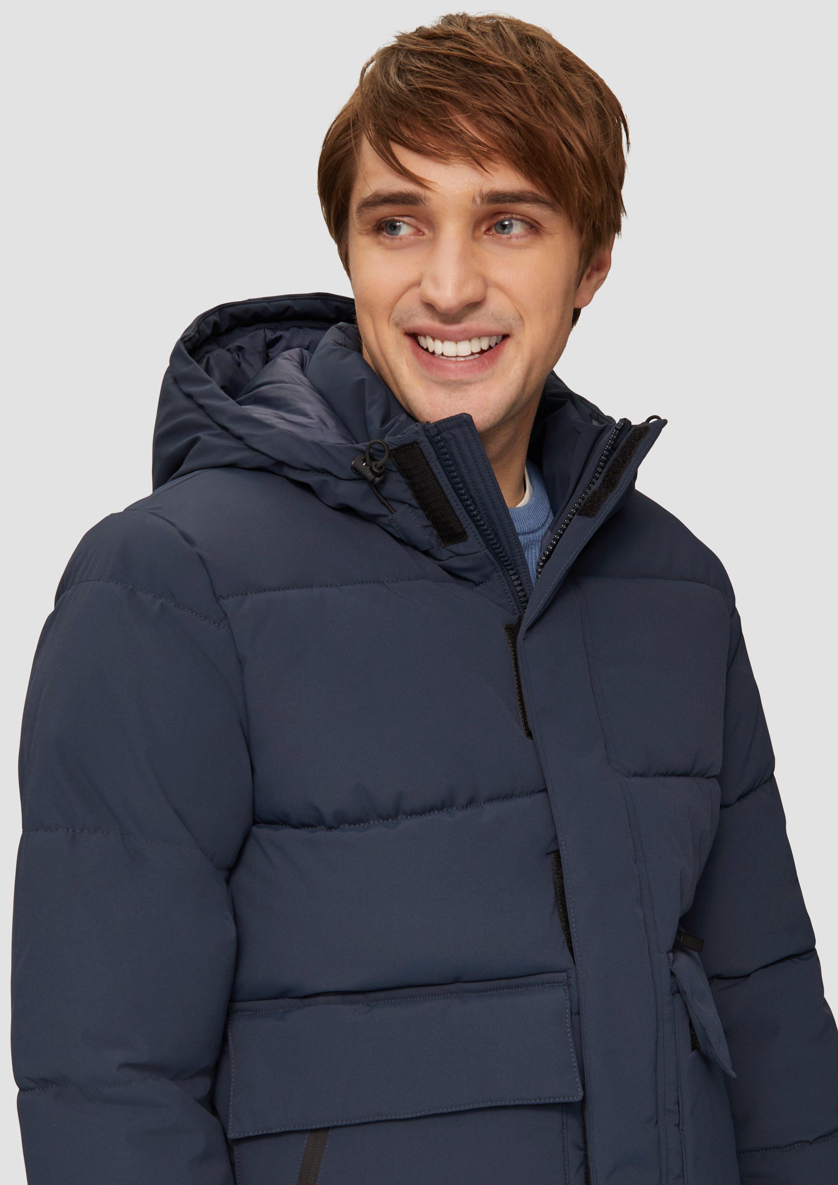 QS Allwetterjacke Gesteppte Winterjacke mit Kapuze günstig online kaufen