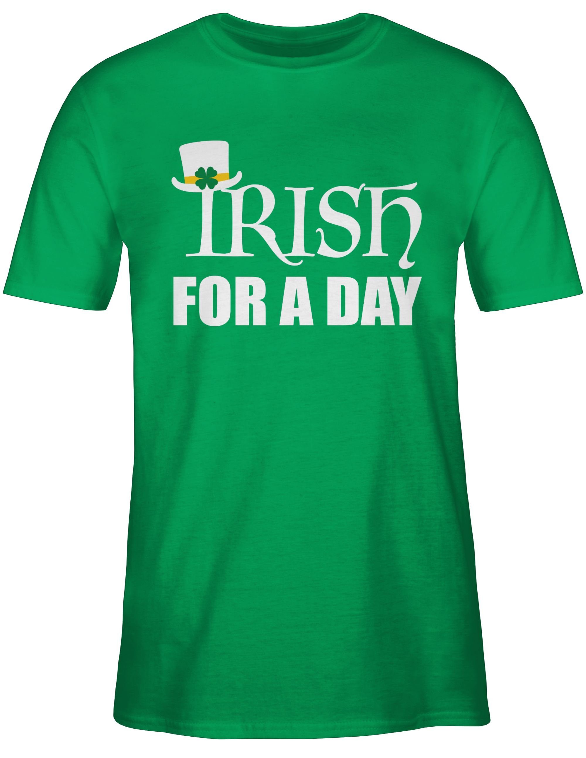 Shirtracer T-Shirt Irish for St. Patricks Day Schriftzug 1 a Grün day