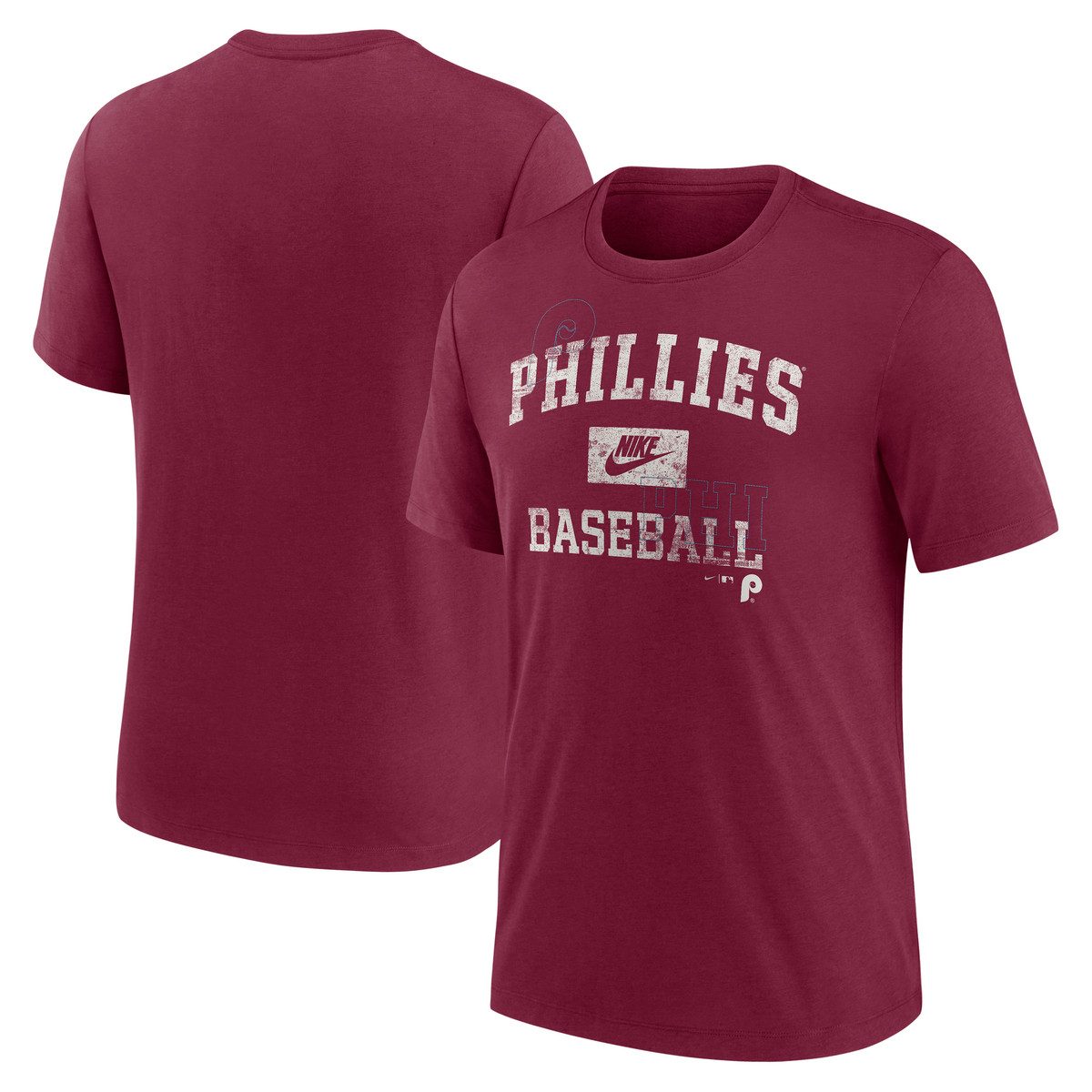 Nike T-Shirt Nike Shirt Philadelphia Phillies Nike Cooperstown Triblend günstig online kaufen