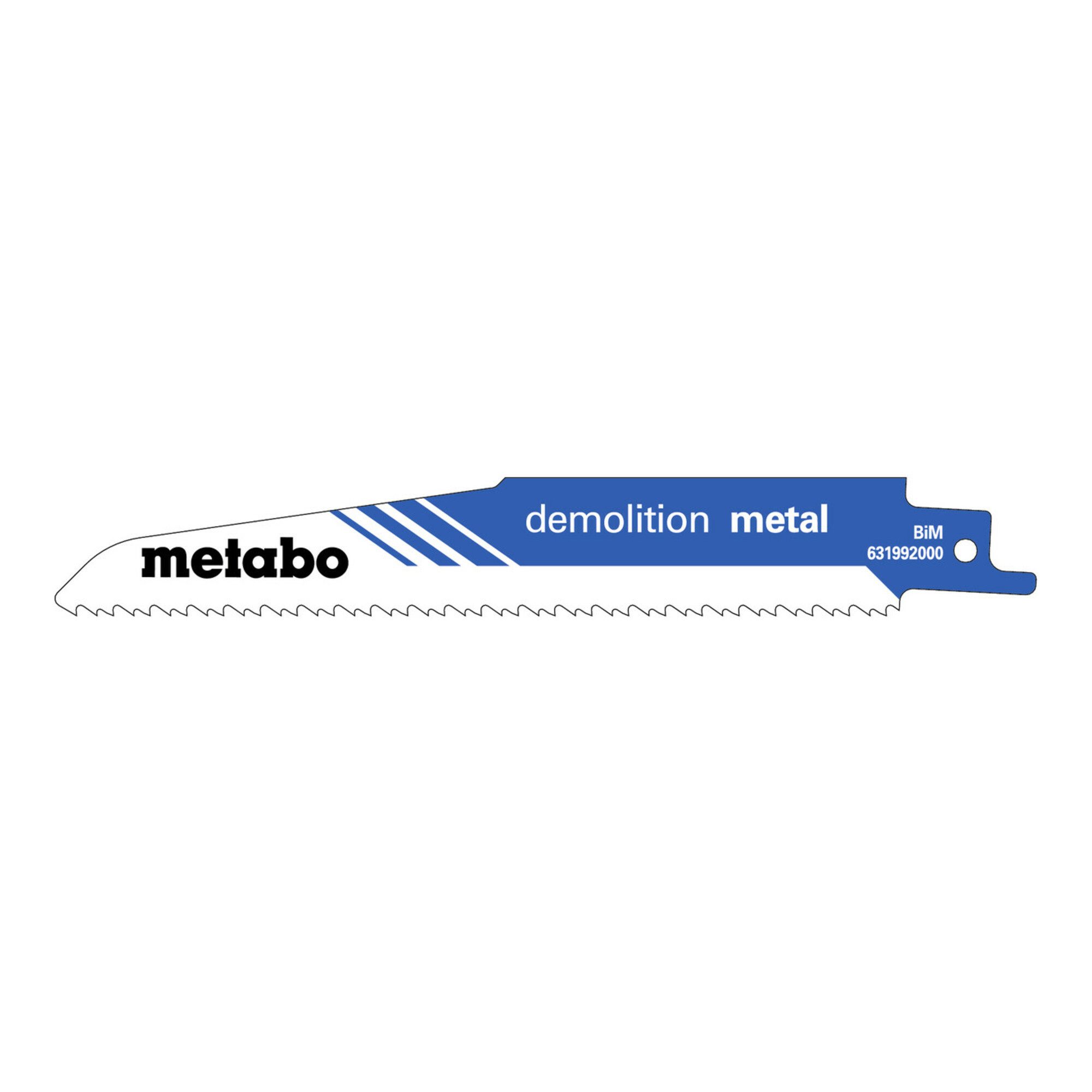 metabo Säbelsäge Metabo 5 Säbelsägeblätter "demolition metal" 150 x 1,6 mm, BiM, 2,5+3