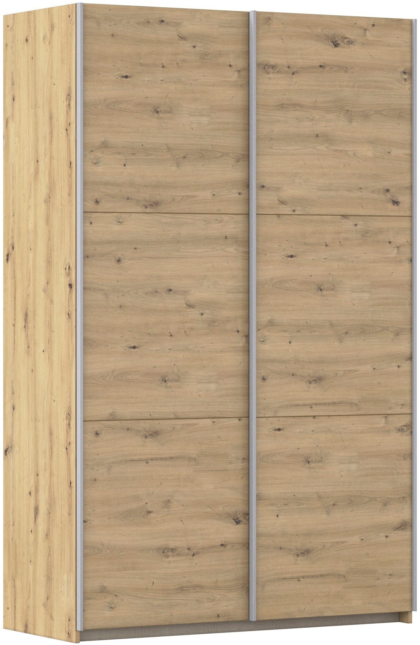 rauch Schwebetürenschrank Kleiderschrank Drehtürenschrank Schrank Garderobe KRONACH (in 3 Ausstattungen BASIC/CLASSIC/PREMIUM, Breiten 131/175/218/261 cm) optional ohne, mit 1 oder 2 Spiegel, viel Stauraum MADE IN GERMANY