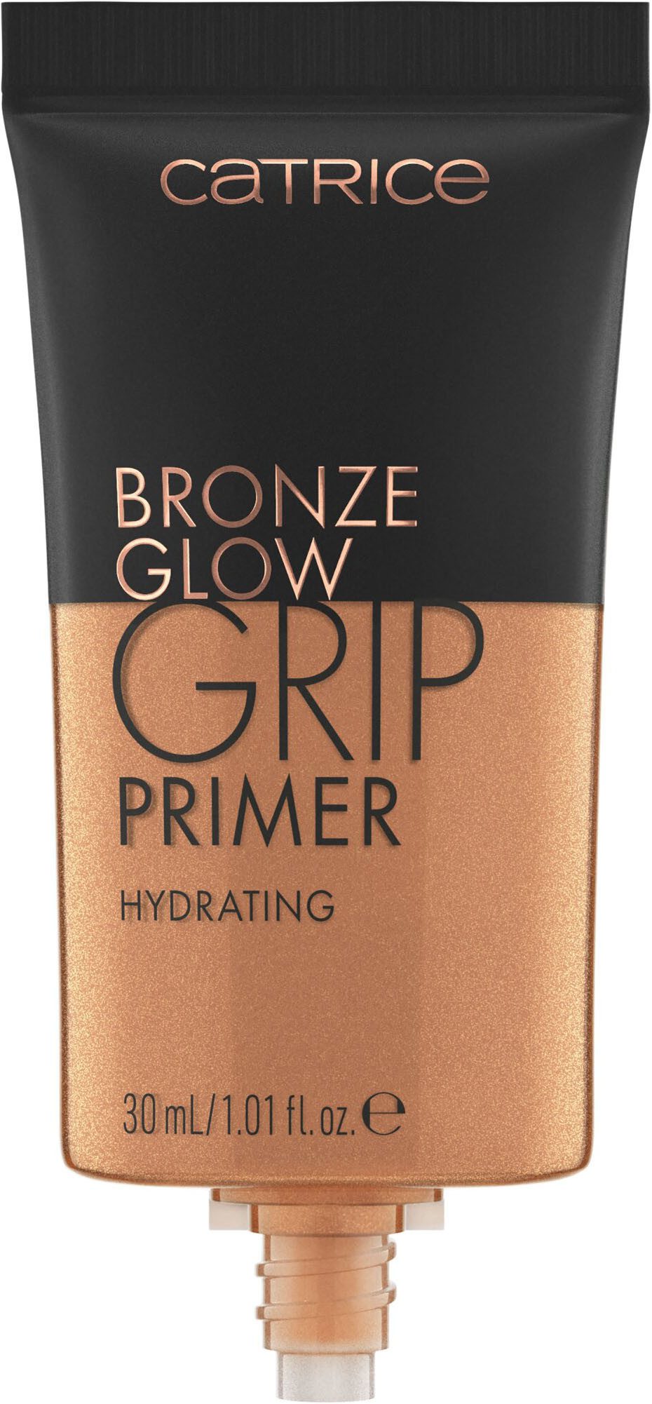 Catrice Primer Bronze Glow Grip Primer, Angereichert mit Hyaluronsäure für intensive Feuchtigkeitspflege