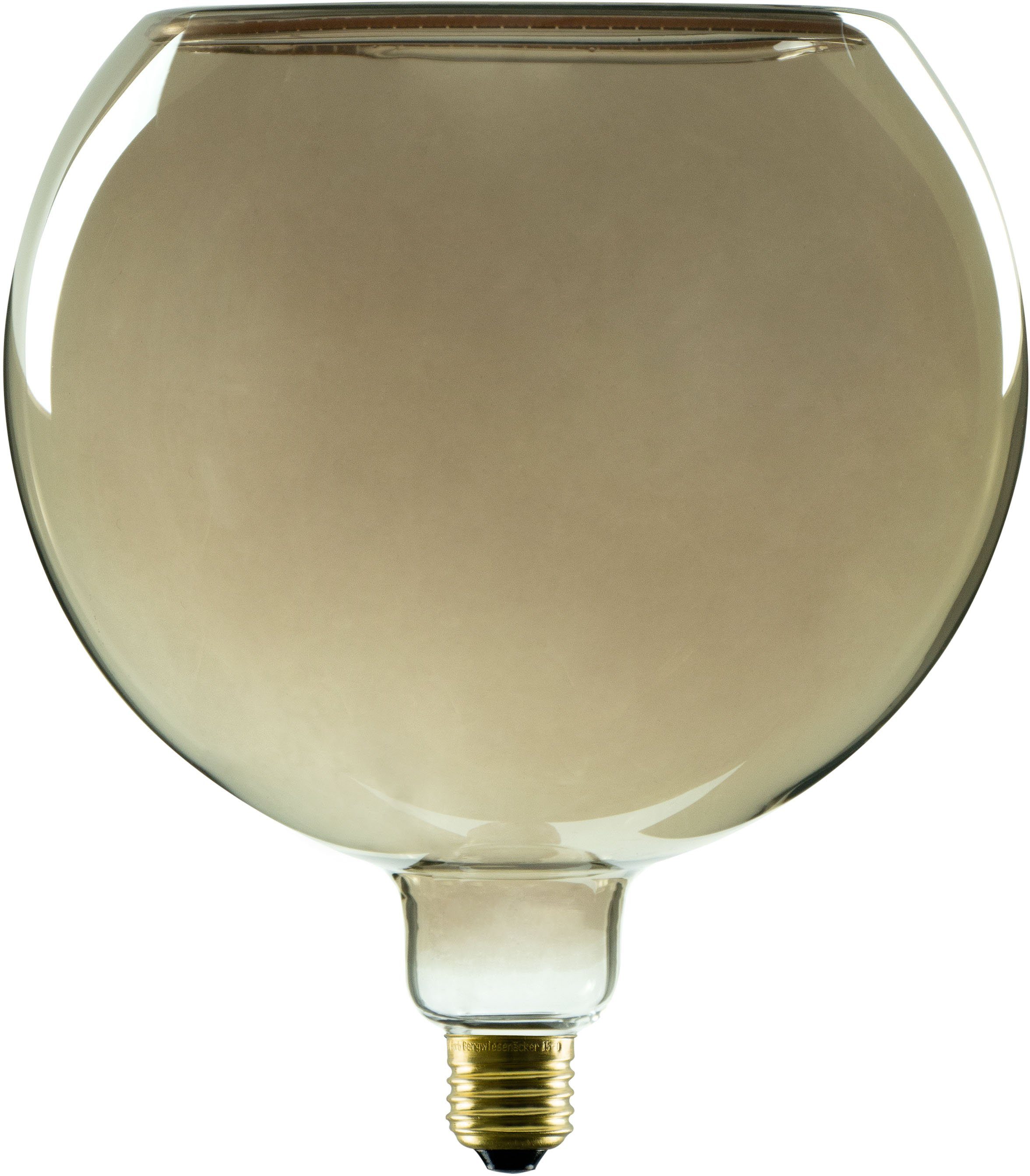 SEGULA LED-Leuchtmittel LED Floating Globe 200 smokey grau, E27, Warmweiß, dimmbar, E27, Floating Globe 200 smokey grau