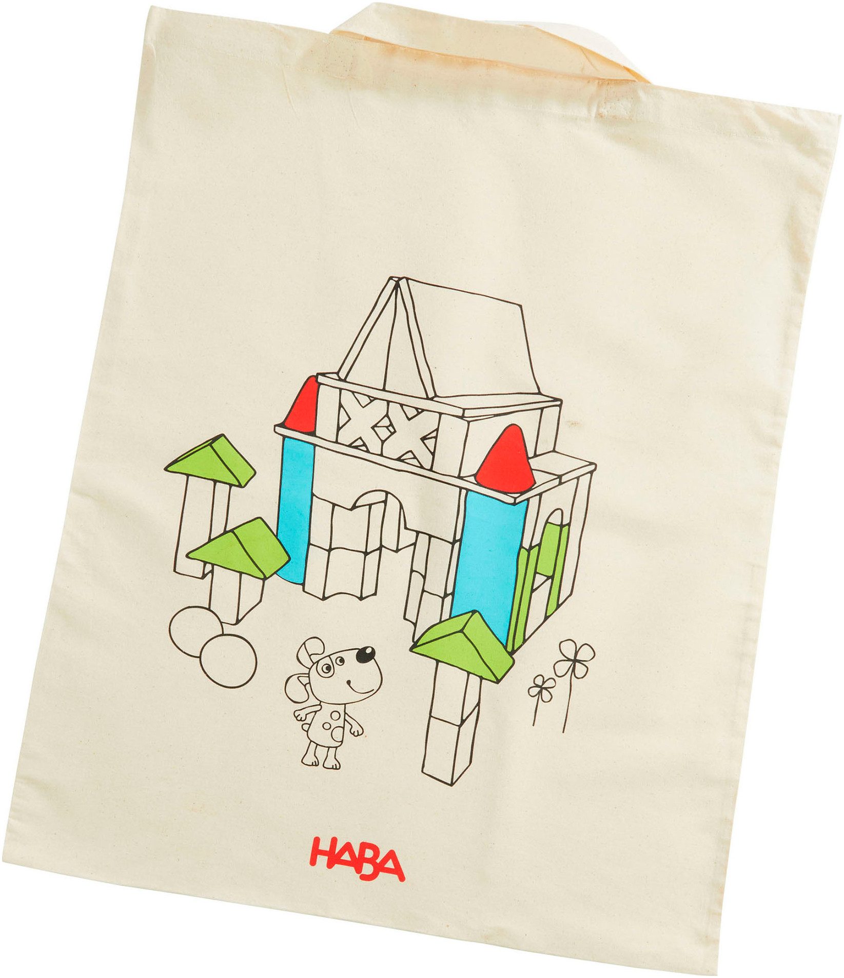 Haba Bausteine-Set Basis Spielbausteine, Made in Germany; inkl. Aufbewahrungstasche