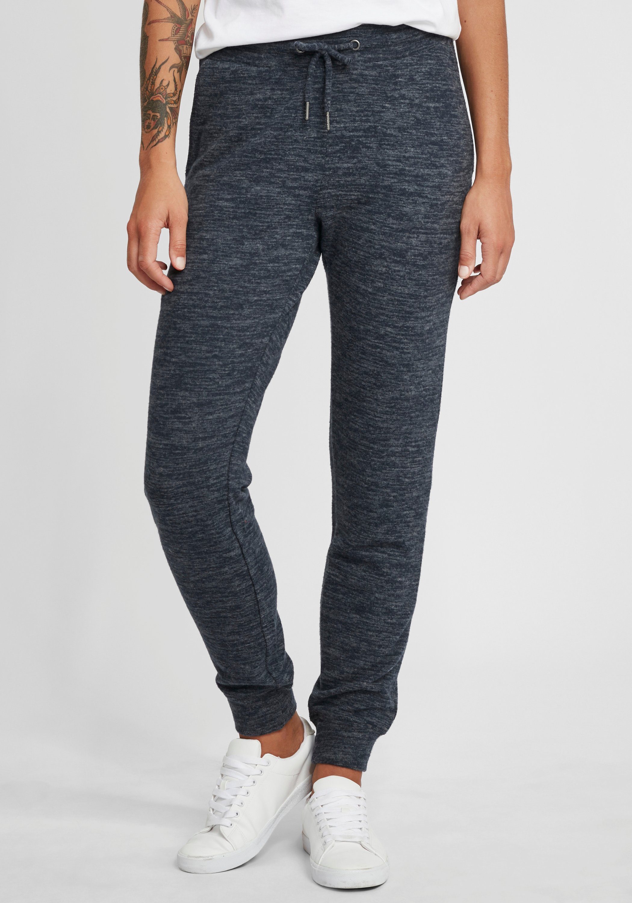 OXMO Sweathose OXBenita Kuschelweiche Sweat Pant Jogginghose