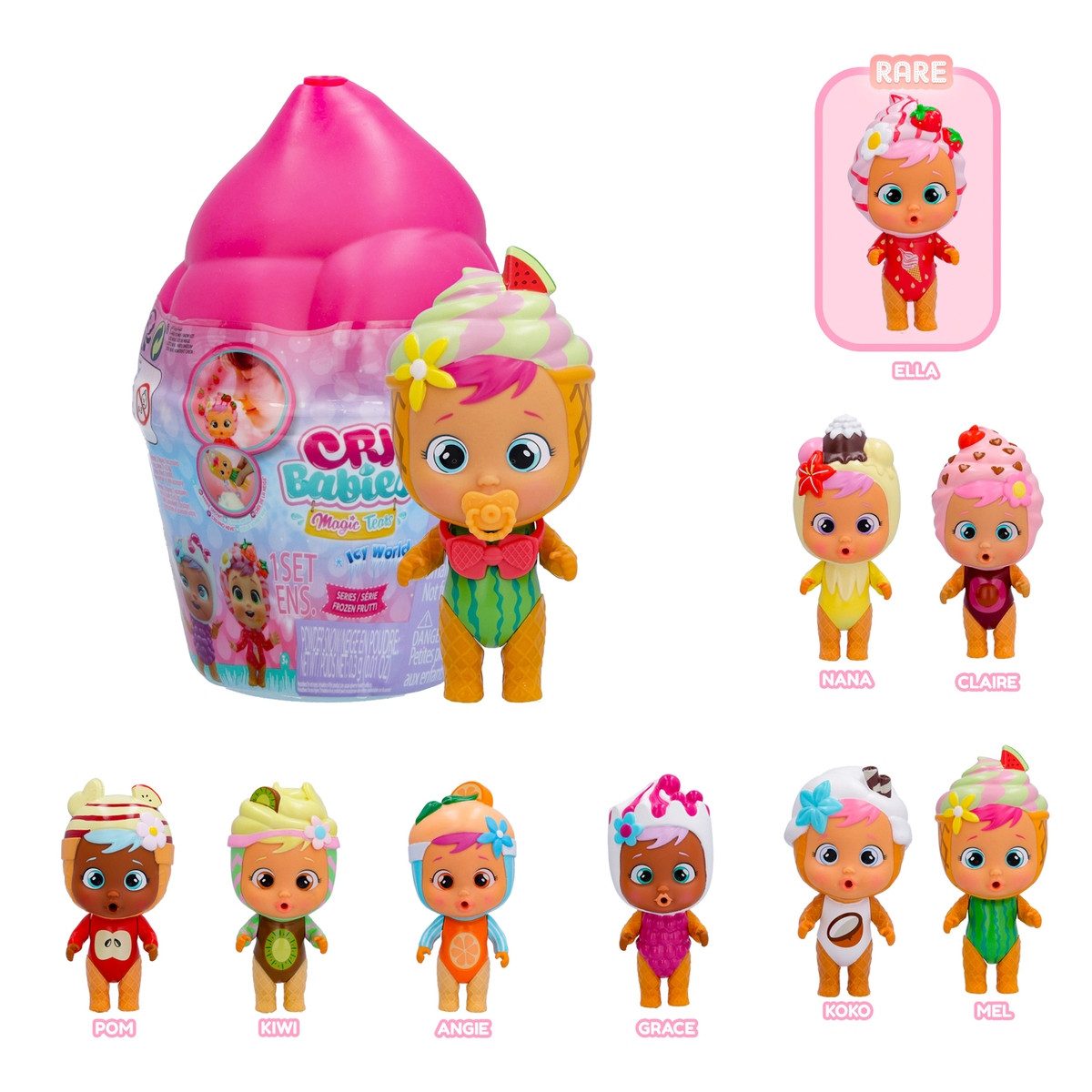 IMC TOYS Merchandise-Figur Cry Babies Sammelfigur Magic Tears Icy World Frozen Frutti