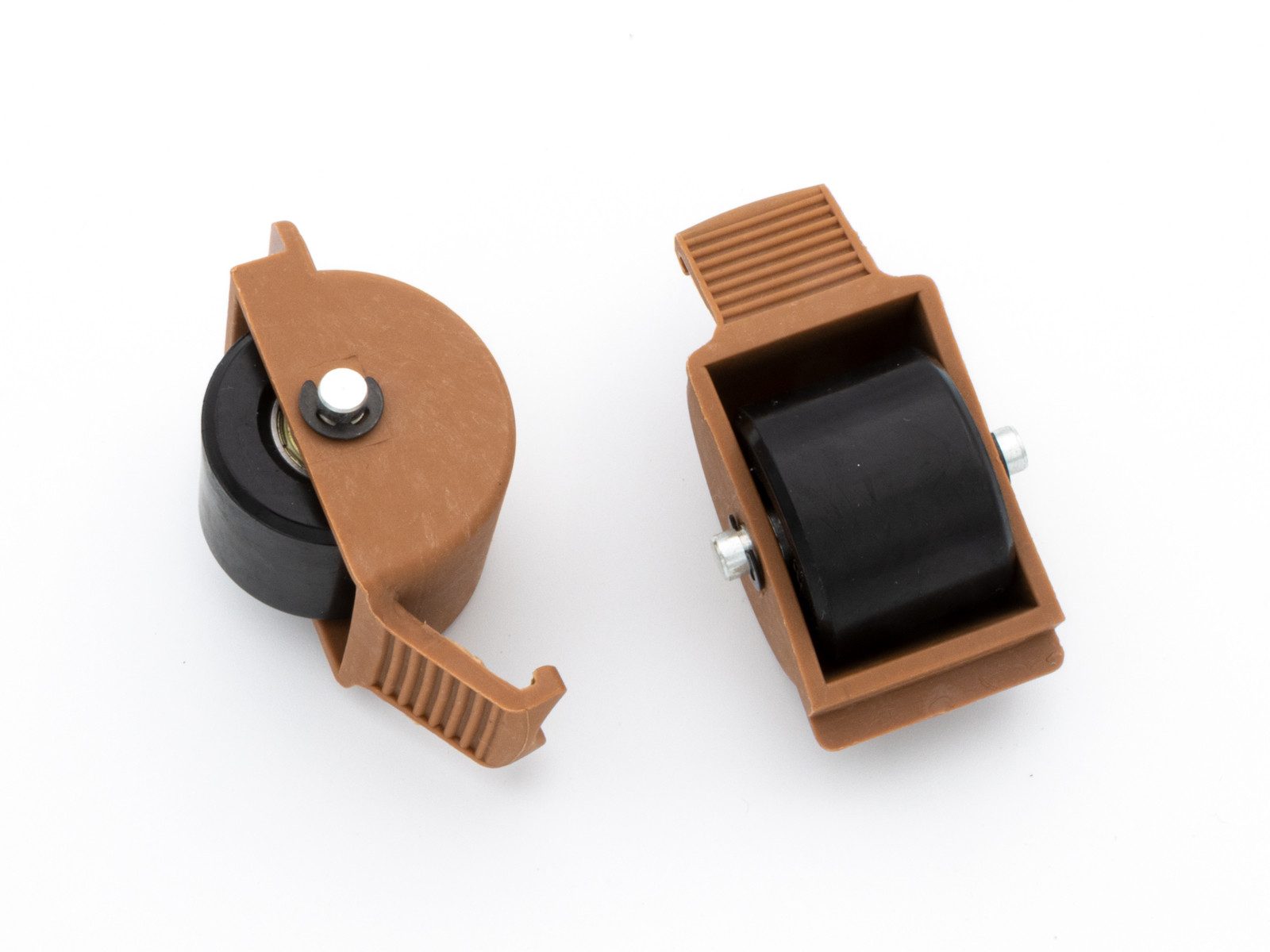 BREEZY ROLLERS Rollschuhe Ersatzrollen Set inkl. Covers braun/schwarz