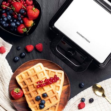 GOURMETmaxx Waffeleisen Antihaftbeschichtung, 1000 W, Belgische Waffeln