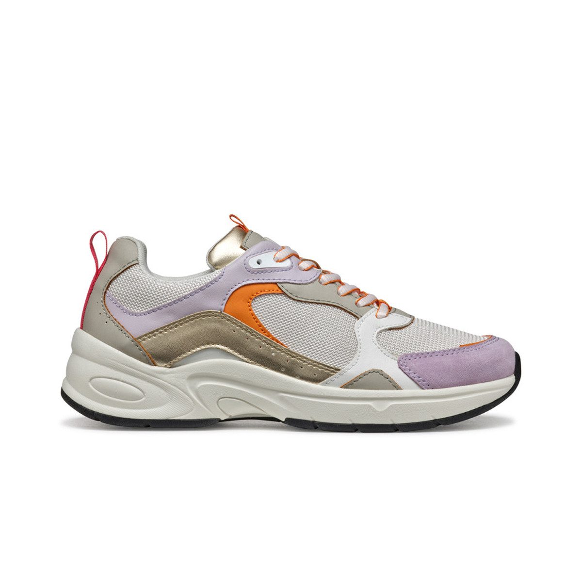 GEOX ZARVIA, Sneaker in Weiß,kombiniert für Damen Sneaker