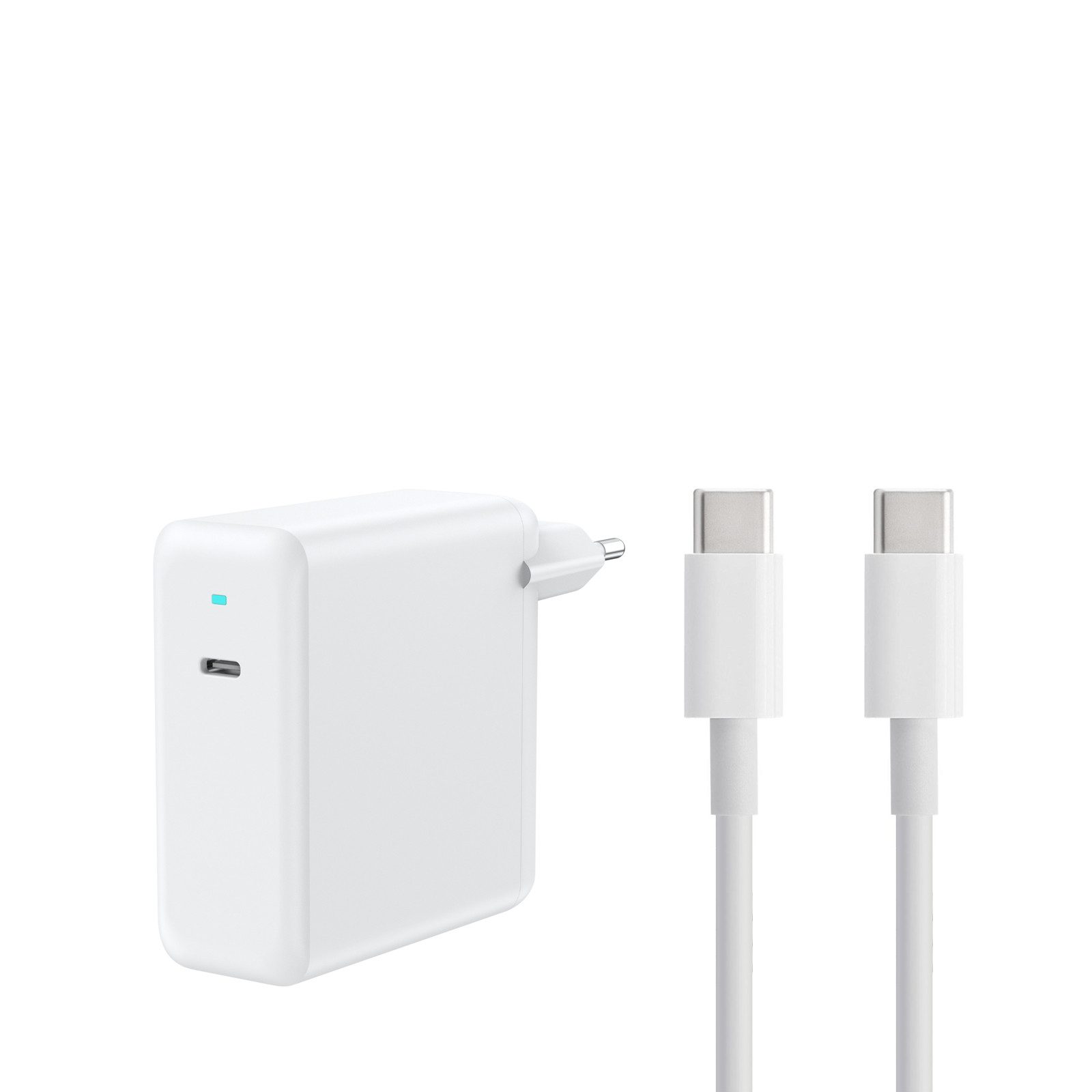 Ventarent MacBook Ladeset 100W USB-C Netzteil + Kabel für Laptop Apple HP ASUS Laptop-Ladegerät (5000 mA, Ladeset, 2-tlg., USB-C 100w Ladeset für MacBook, Laptops, Smartphone, Tablets, uvm., Ladegerät Ladekabel Adapter MacBook, Laptops, Smartphone, Tablet, uvm)