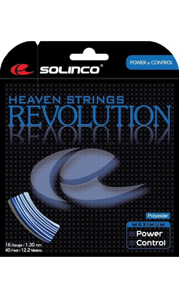 Tennissaite Revolution (Haltbarkeit+Power) blau 12m Set