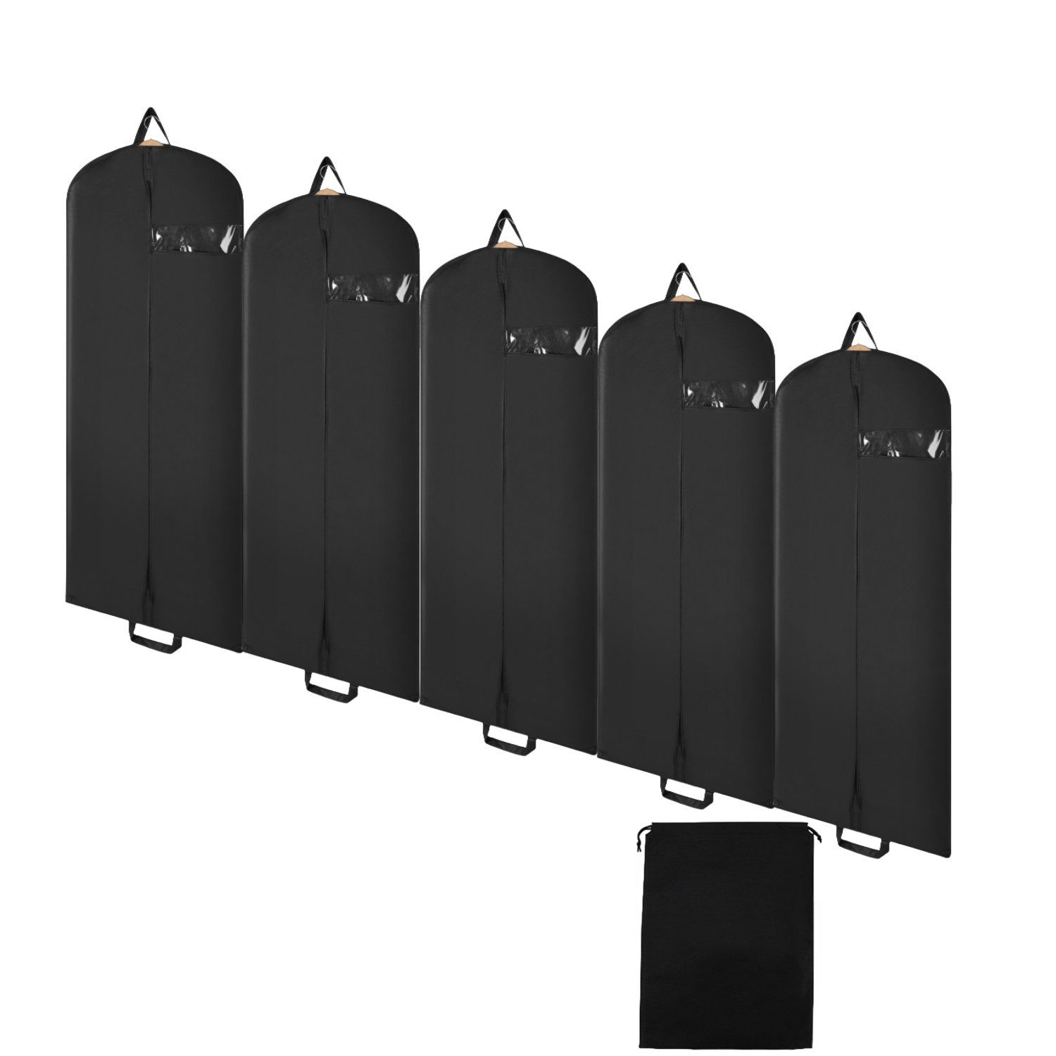 Clanmacy Sitzsack 5St. Kleidersack 128x60cm Kleiderhülle günstig online kaufen