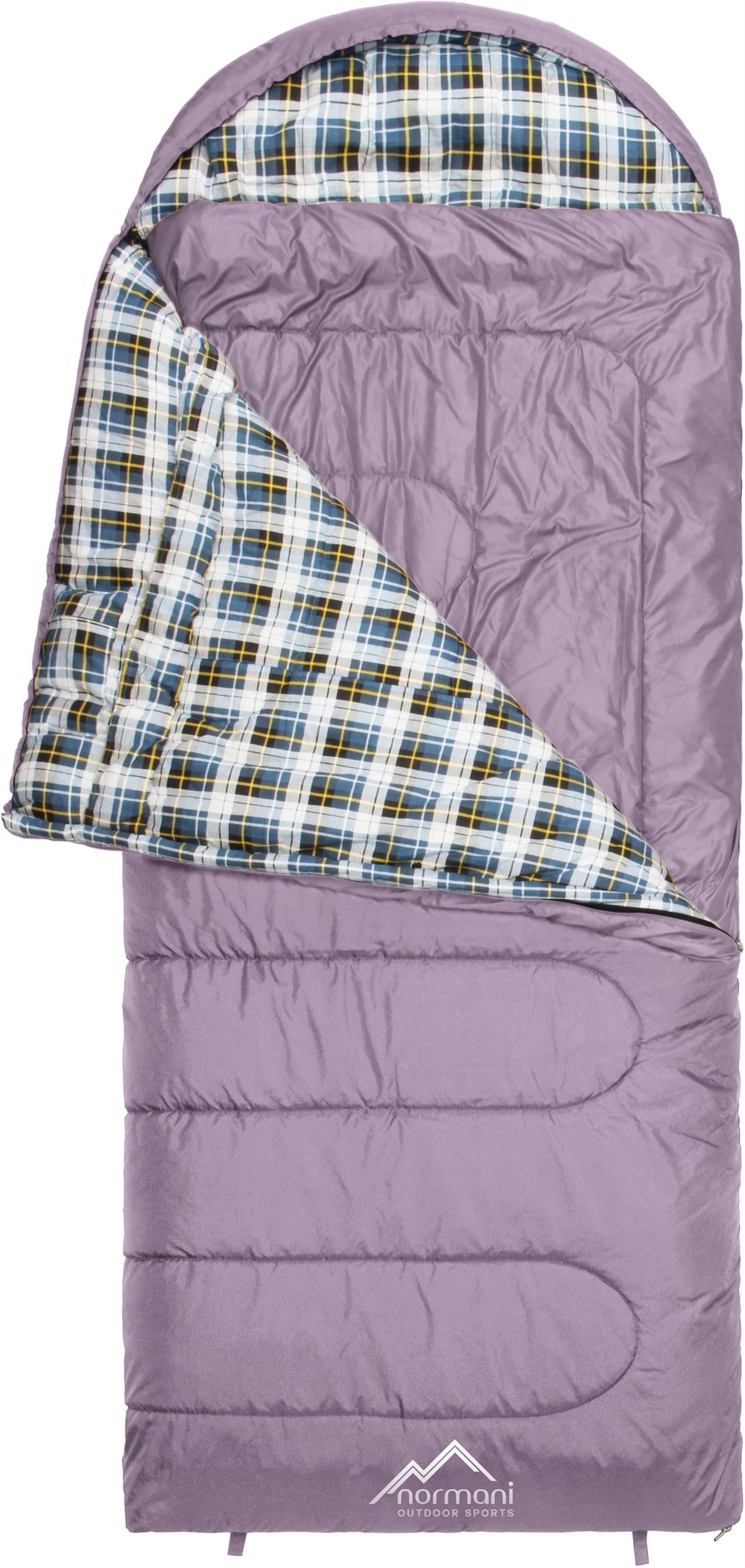 normani Deckenschlafsack 4-in-1 Schlafsack Antarctica, Extrem 4-Jahreszeiten Outdoor-Schlafsack mit Inlett