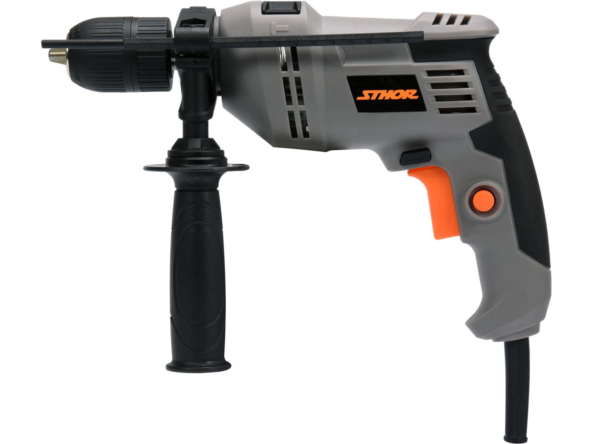 Sthor Schlagbohrmaschine WIERTARKA UDAROWA 600W, 230 V, (Schlagbohrmaschine 600W, Schnellspannbohrfutter bis 13mm)