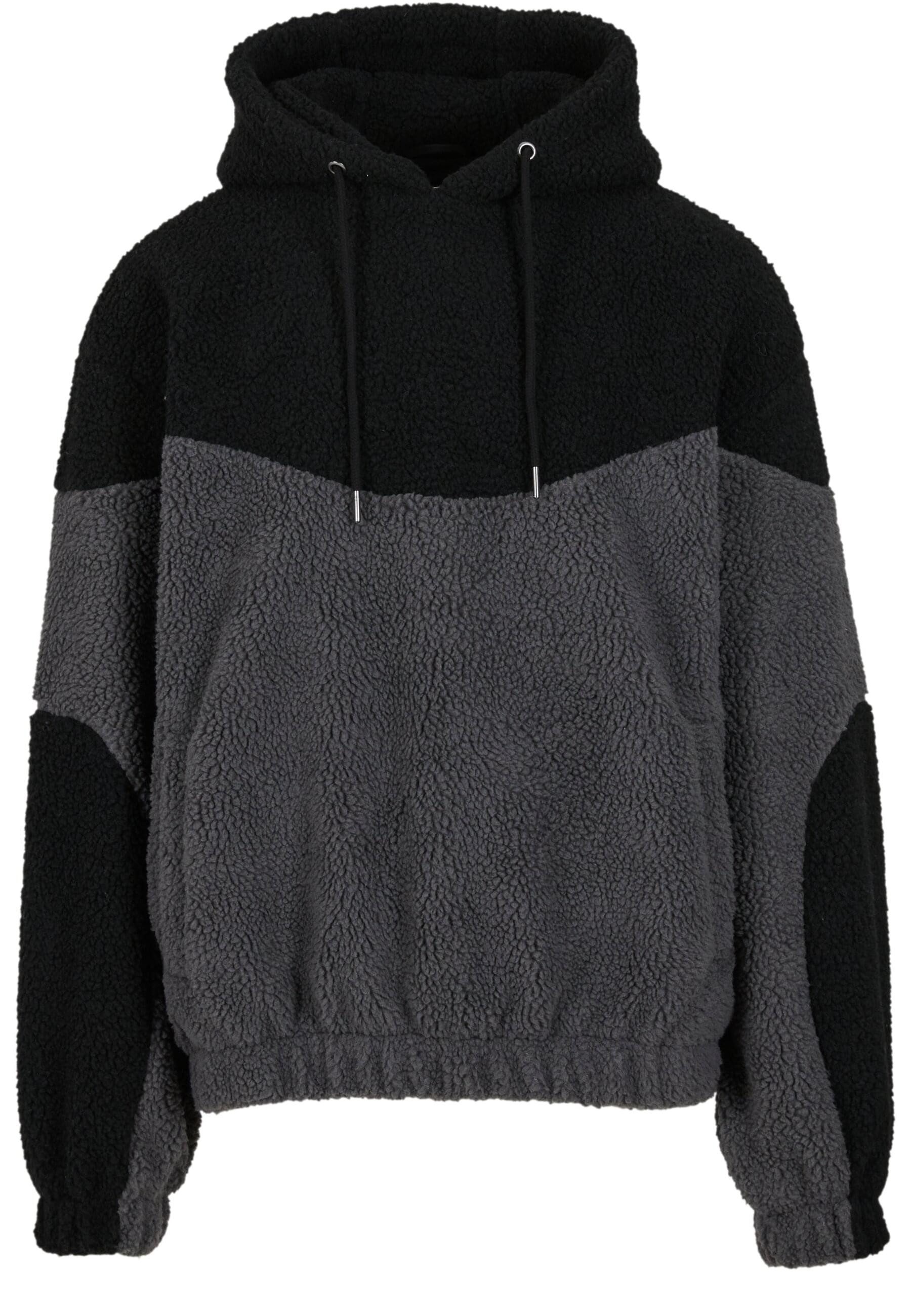 URBAN CLASSICS Kapuzensweatshirt Urban Classics Weavy Colorblock Teddy Hoodie (1-tlg)