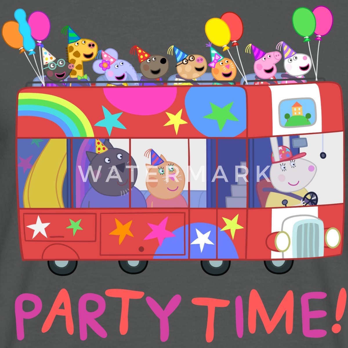 Spreadshirt T-Shirt Peppa Pig Design Party günstig online kaufen