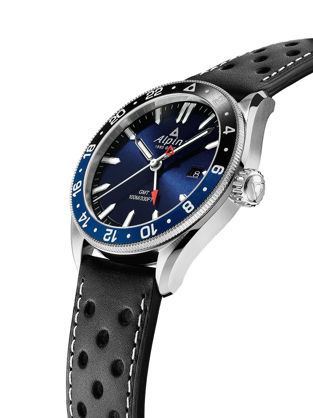 Alpina Quarzuhr Alpina AL-247NB4E6 Alpiner GMT Herrenuhr 42mm 10ATM Alpina AL-247NB4E6 Alpiner GMT Herrenuhr 42mm 10ATM