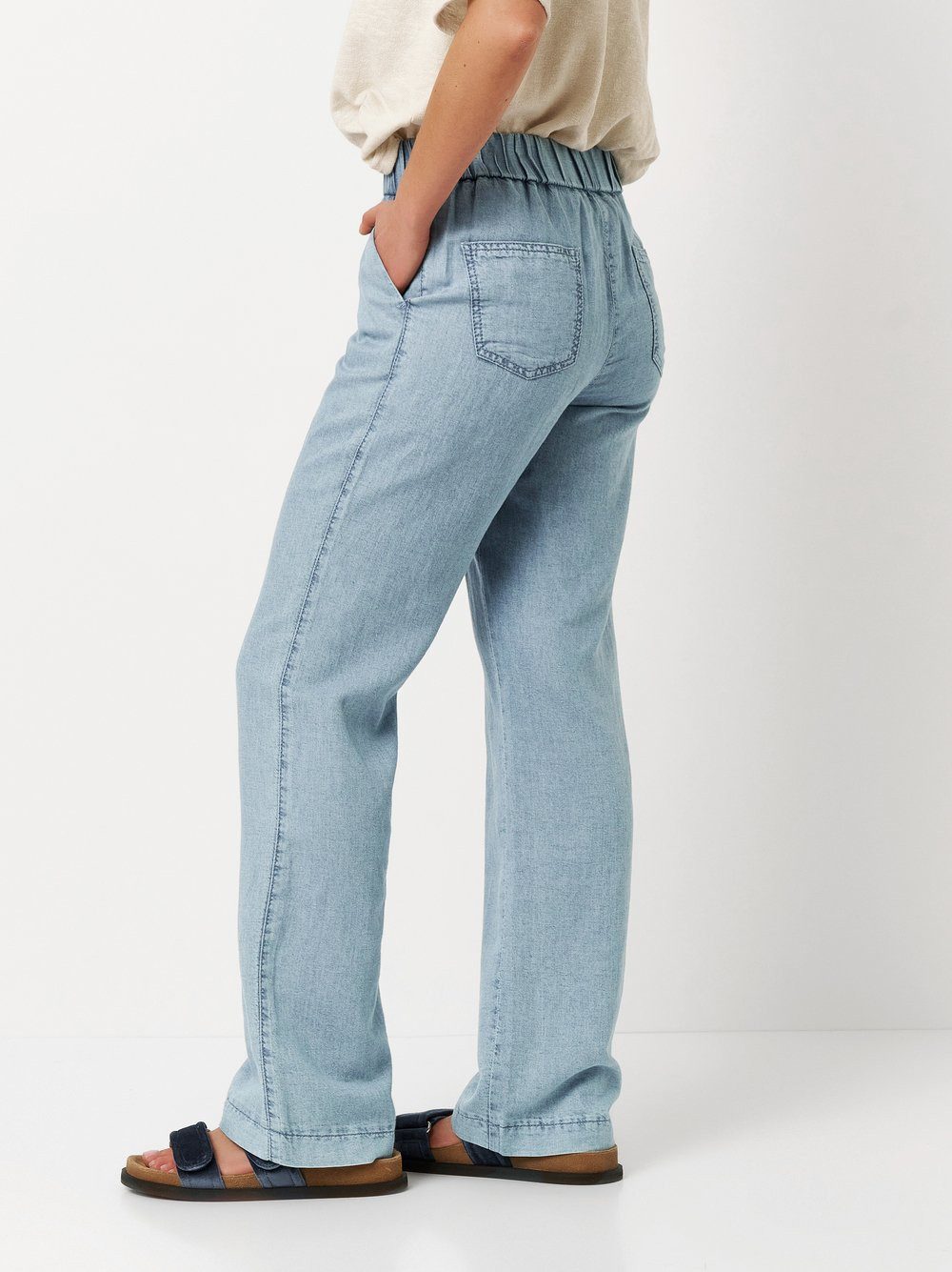 TONI Schlupfhose Pia Wide Sommerhose in sommerlicher Qualität mit Leinen günstig online kaufen