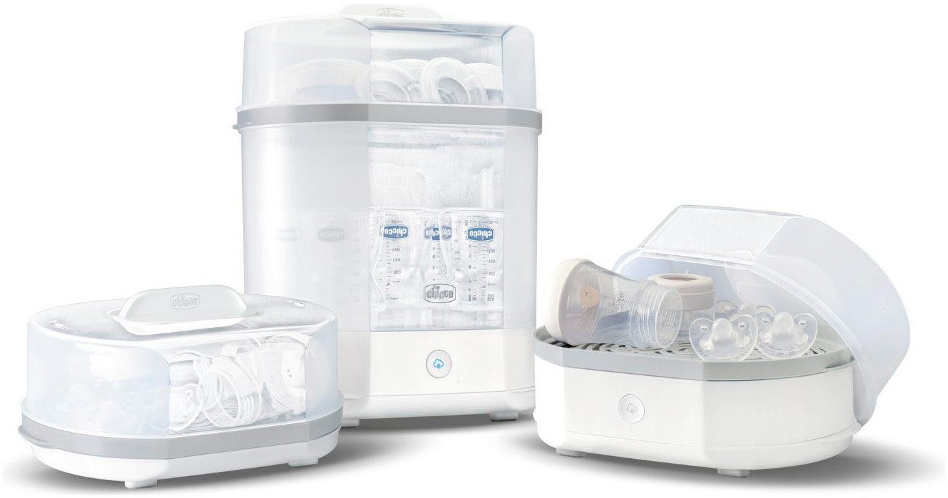 Chicco Dampfsterilisator Modularer Sterilisator 3in1 weiß