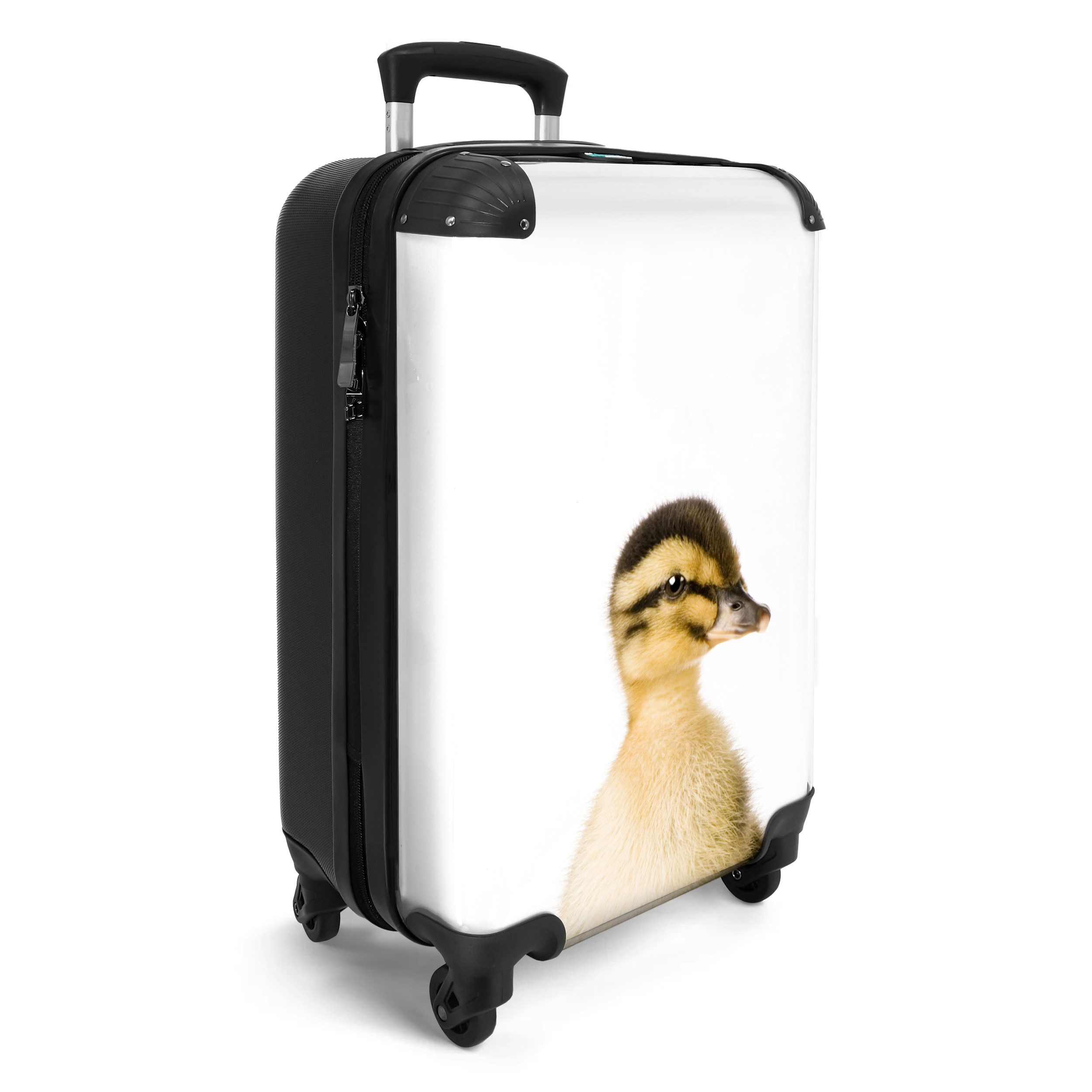 NoBoringSuitcases.com© Hartschalen-Trolley Ente - Gelb - günstig online kaufen