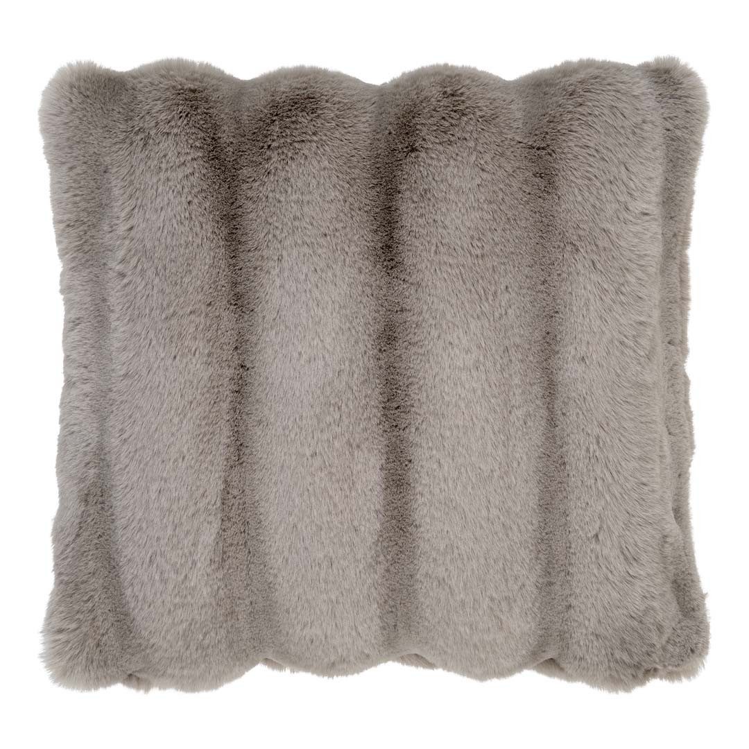Dekokissen Galena Kissen 45x45cm imitiertes fell beige.