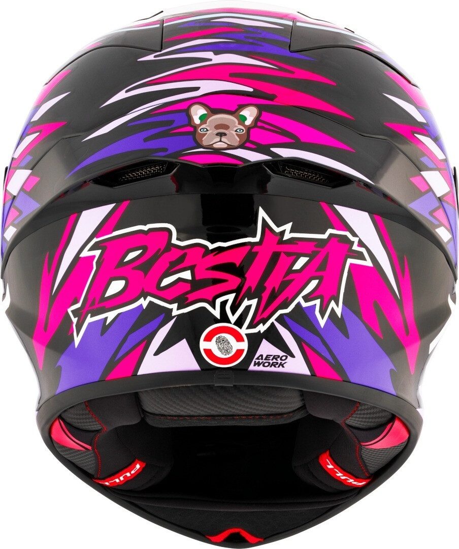 KYT Motorradhelm KX-1 Race GP Bastianini Replica 2023 Helm, Atmungsaktiv, Pinlock, ECE 22.06
