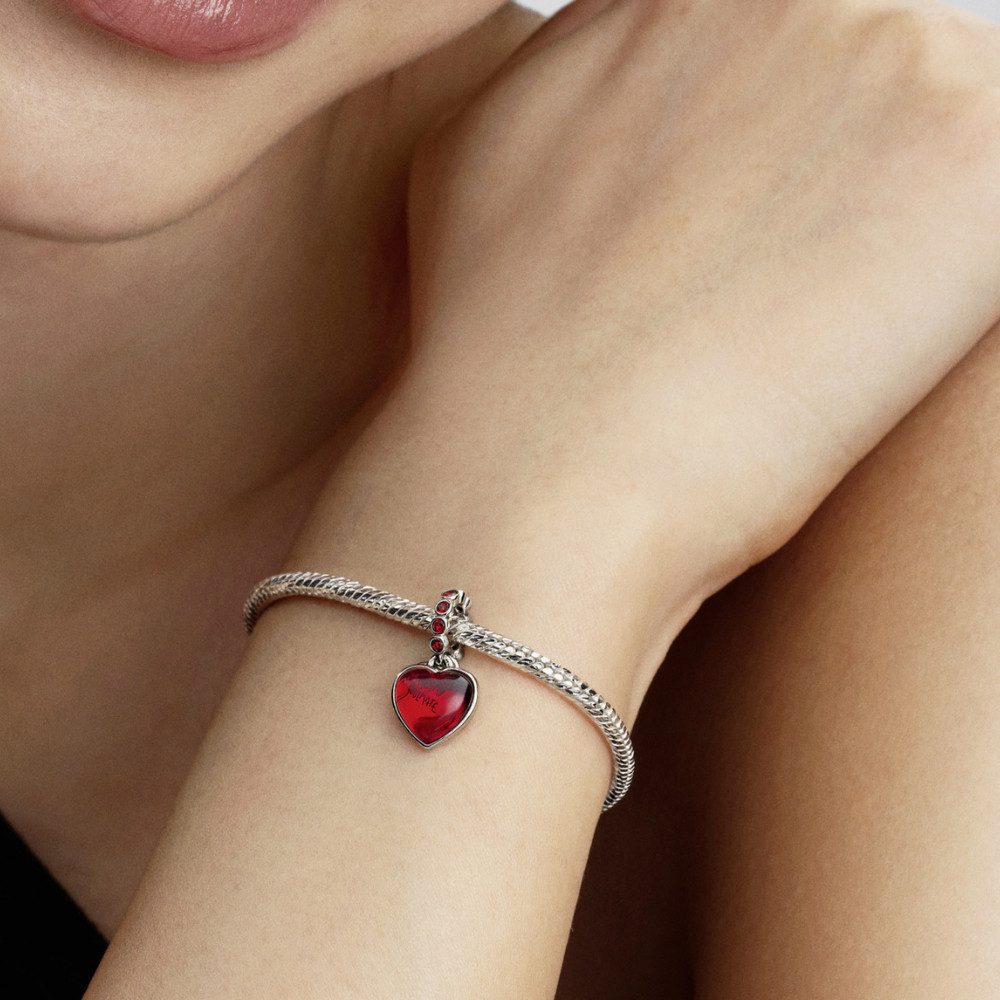 Pandora Charm-Einhänger 794429C01, rotes Herz