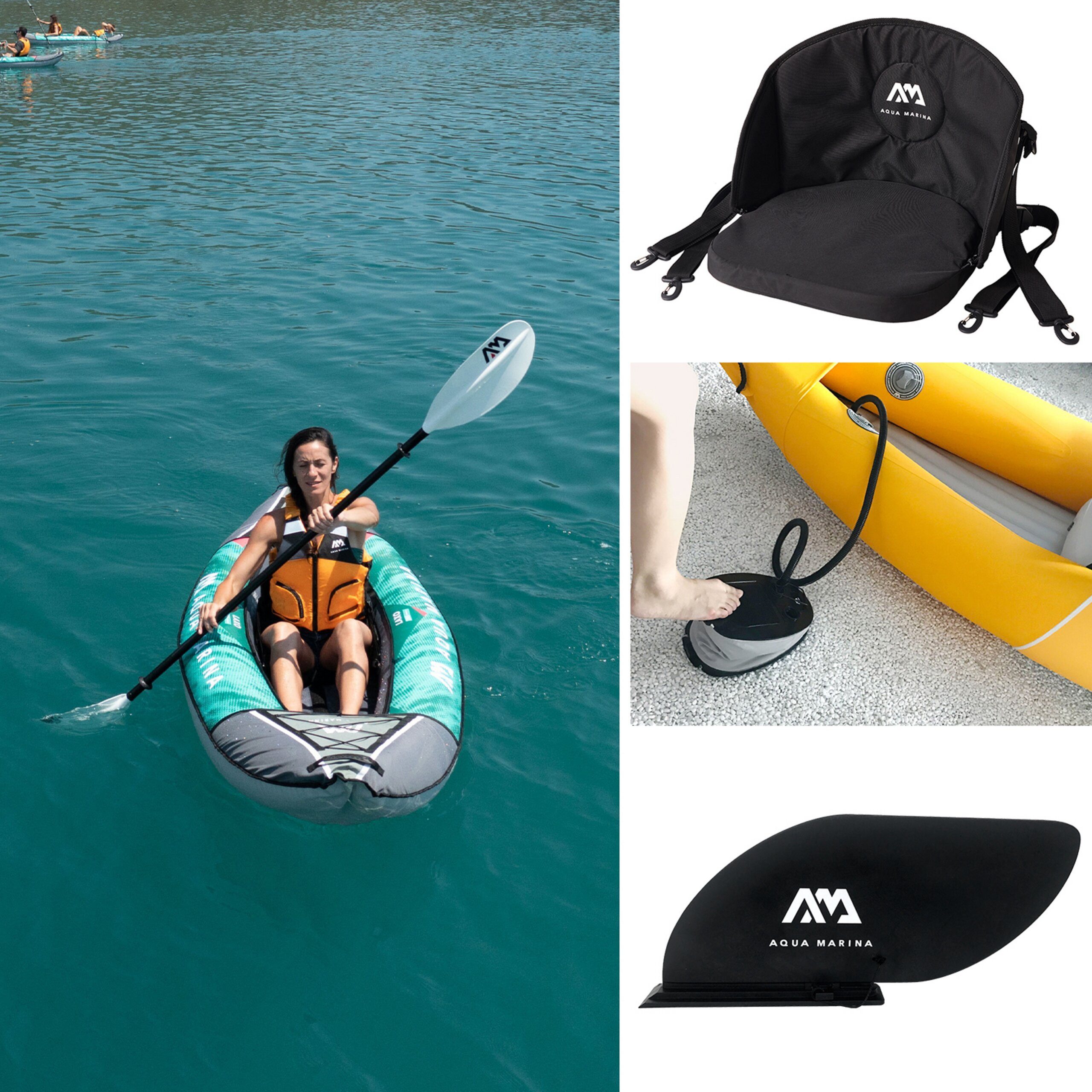 Aqua Marina Einerkajak Kajak aufblasbar Laxo-285