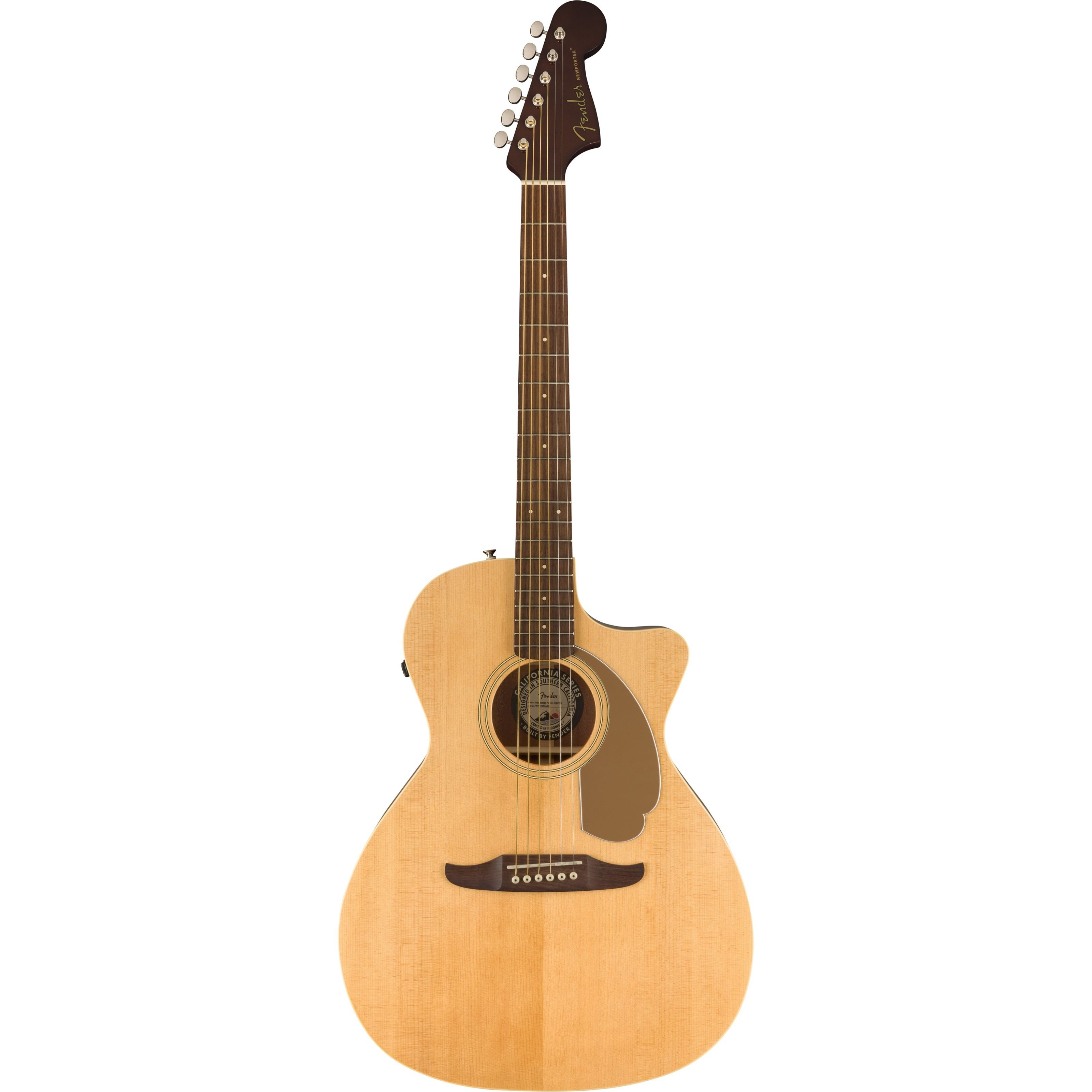 Fender Westerngitarre, Westerngitarren, Grand Auditorium Gitarren, Newporter Player WN Natural - Westerngitarre