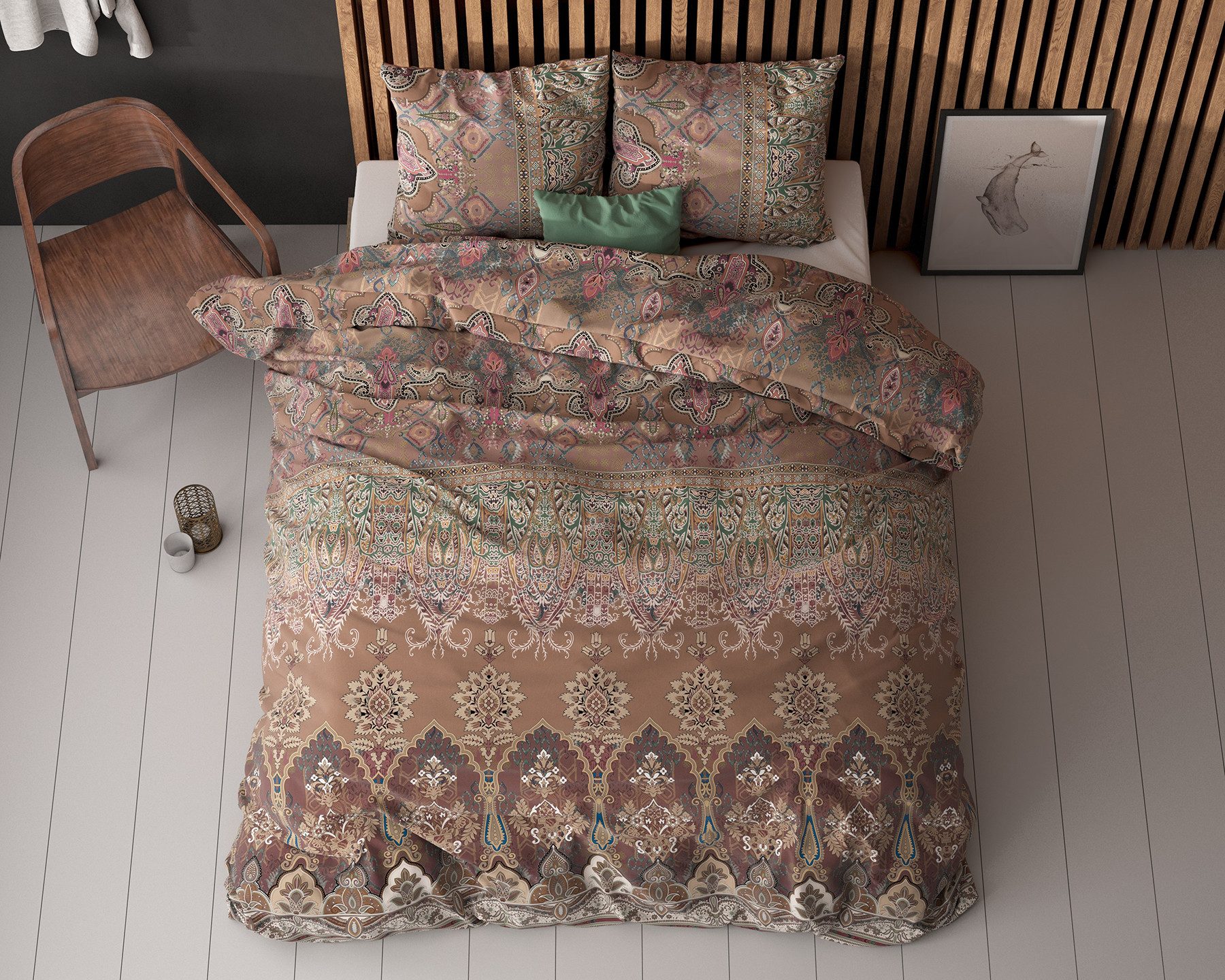 Sitheim-Europe Bettwäsche Berna Elegance Bettbezug mit Kissenbezug, 3 teilig, Superweicher