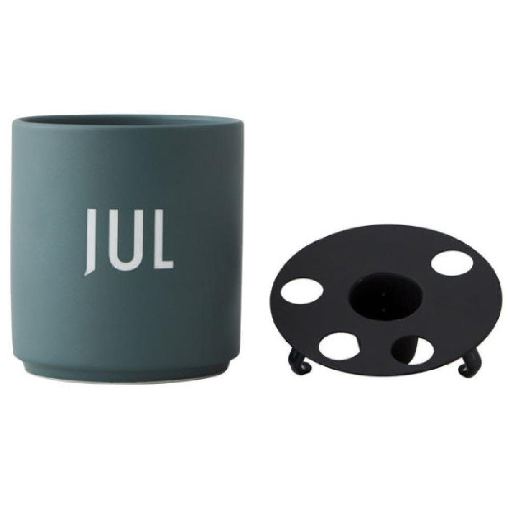 Tasse Favourite Grün Cup Becher (2-teilig) Design Jul Kerzenhalter Letters