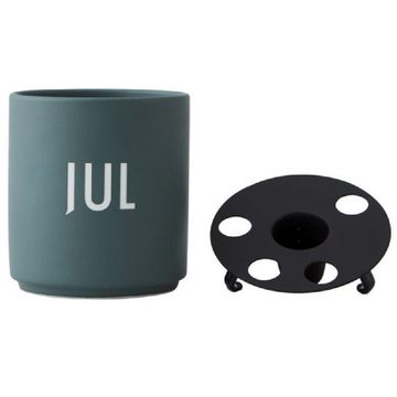 Design Letters Tasse Becher Kerzenhalter Favourite Cup Jul Grün (2-teilig)