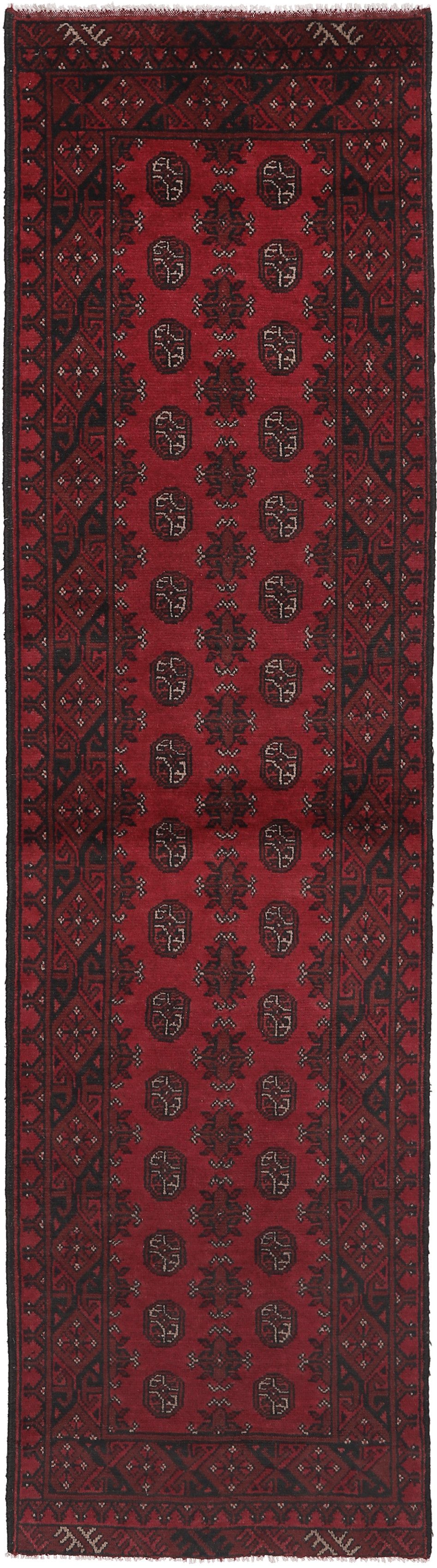 Carpet Avenue Teppich Afghan Aktscha 293x77, Läufer, Höhe: 8 mm