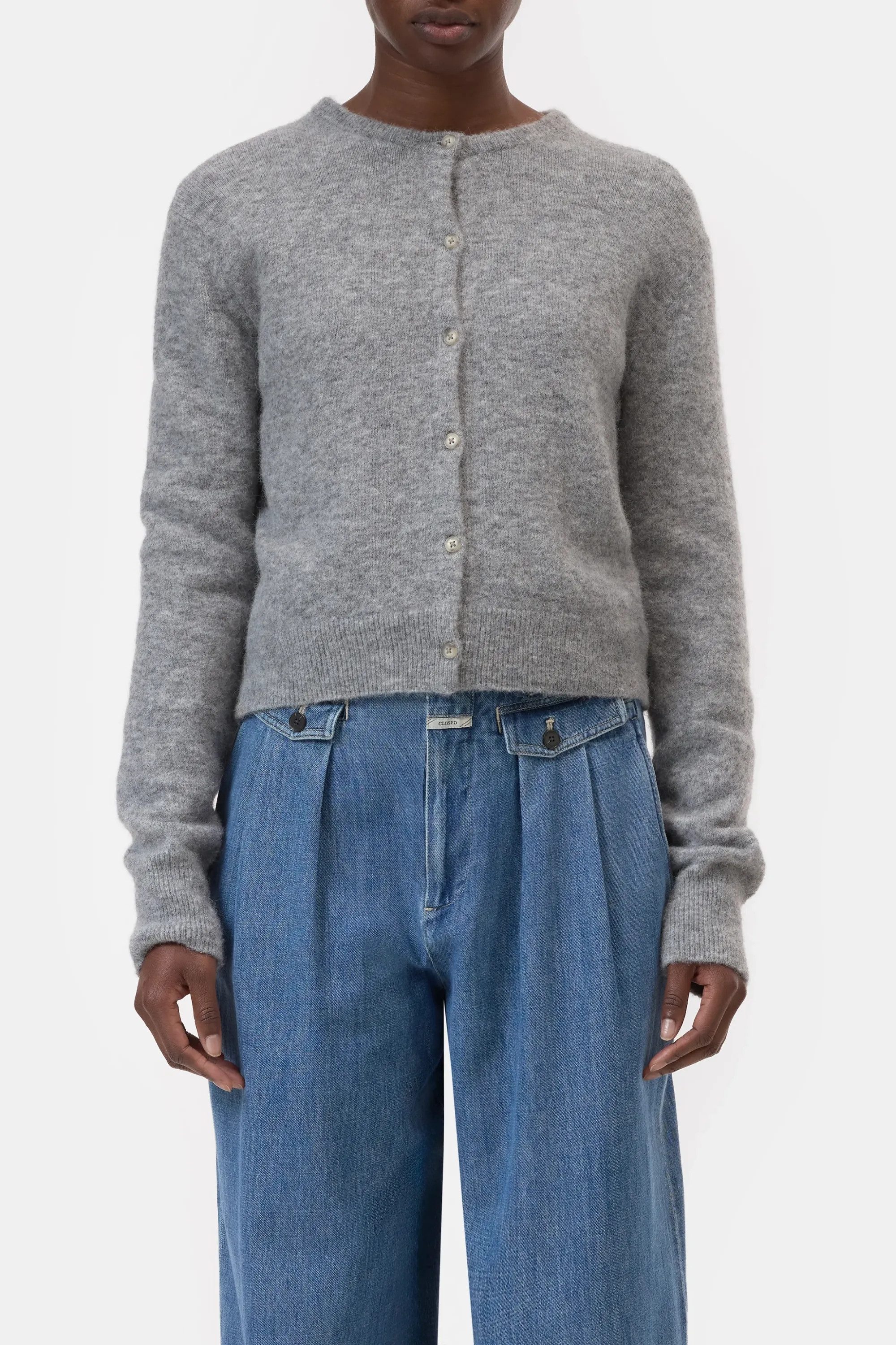 CLOSED Strickpullover Feine Strickjacke - Regular Fit