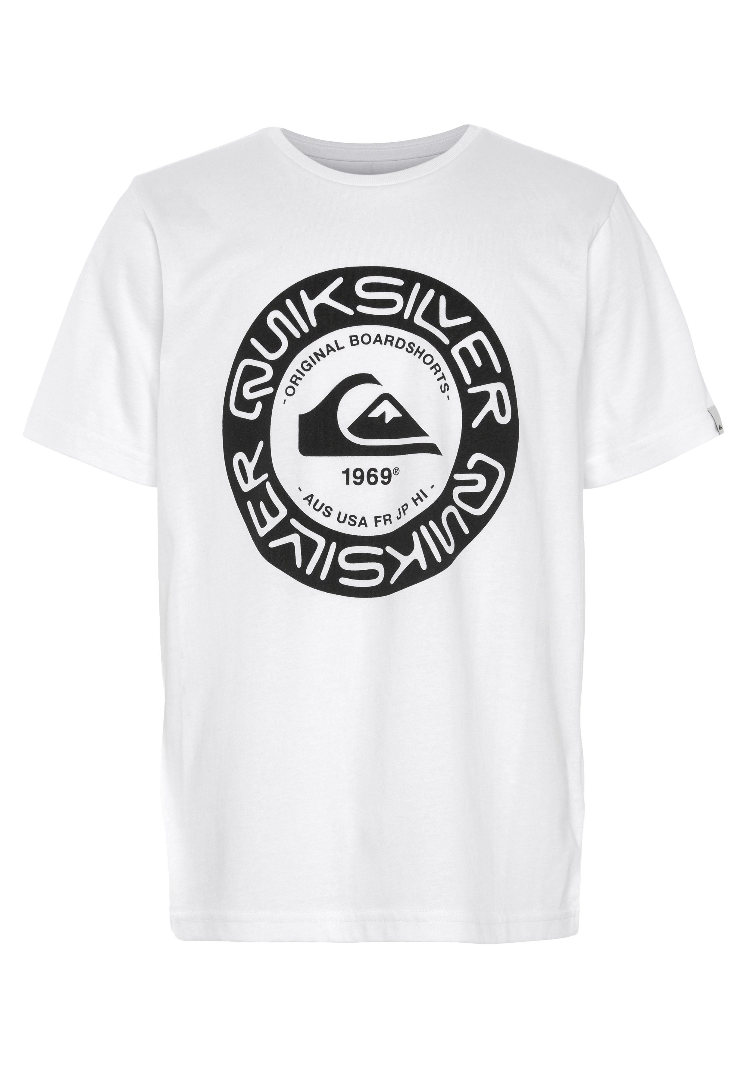 Quiksilver T-Shirt Jungen Doppelpack mit 2-tlg) Logodruck (Packung